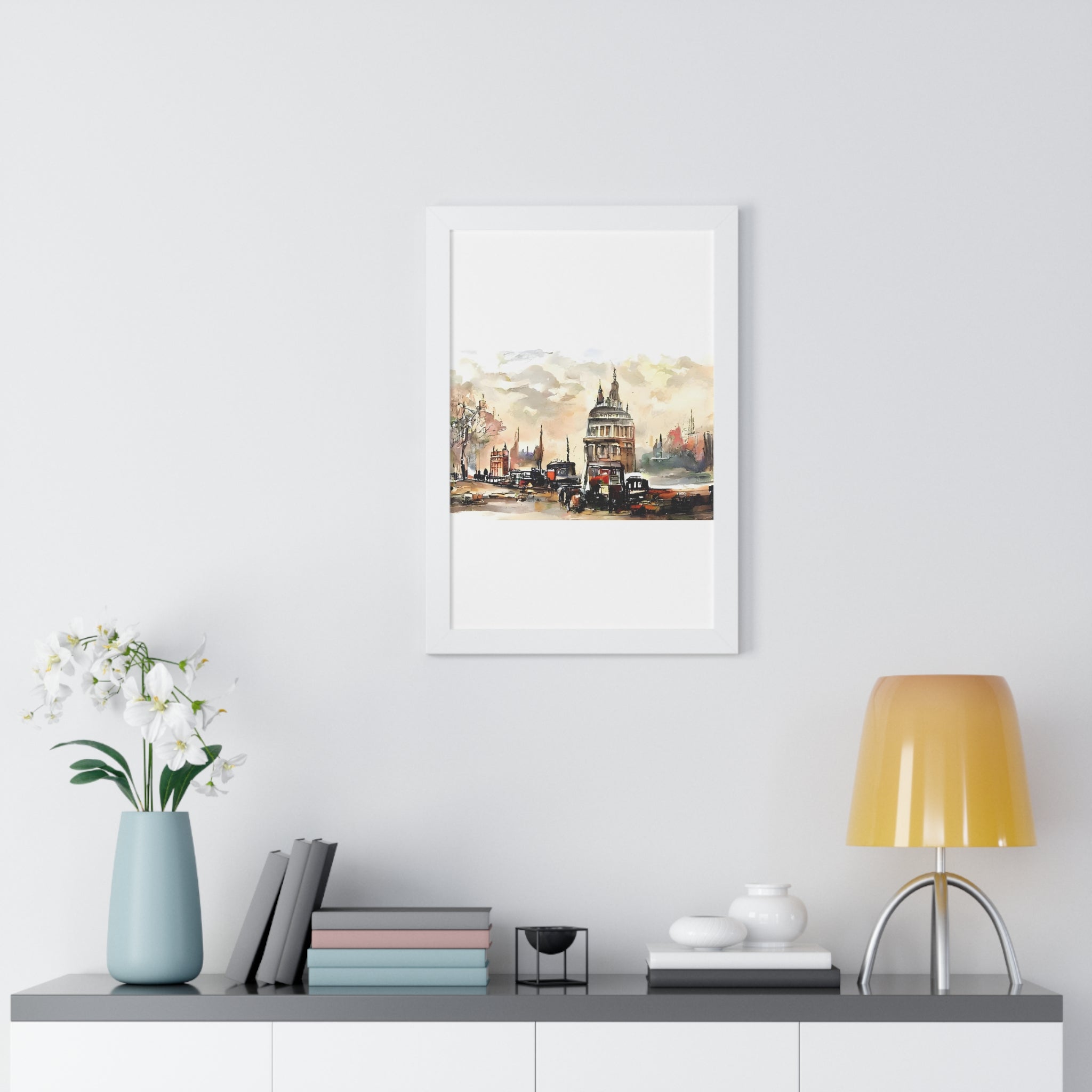 "ARCHITECTURE" Framed Vertical Poster