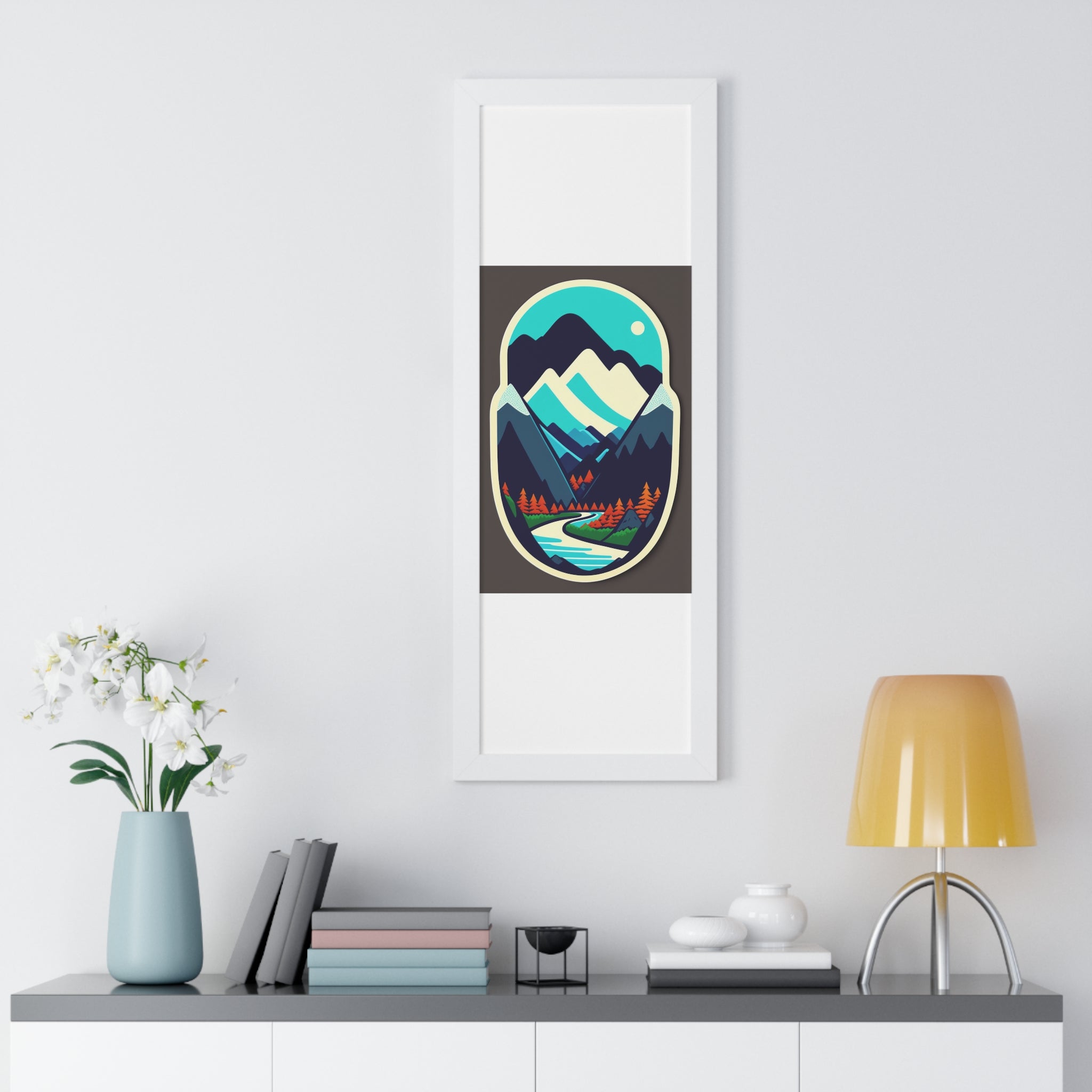 "BOHO" Framed Vertical Poster