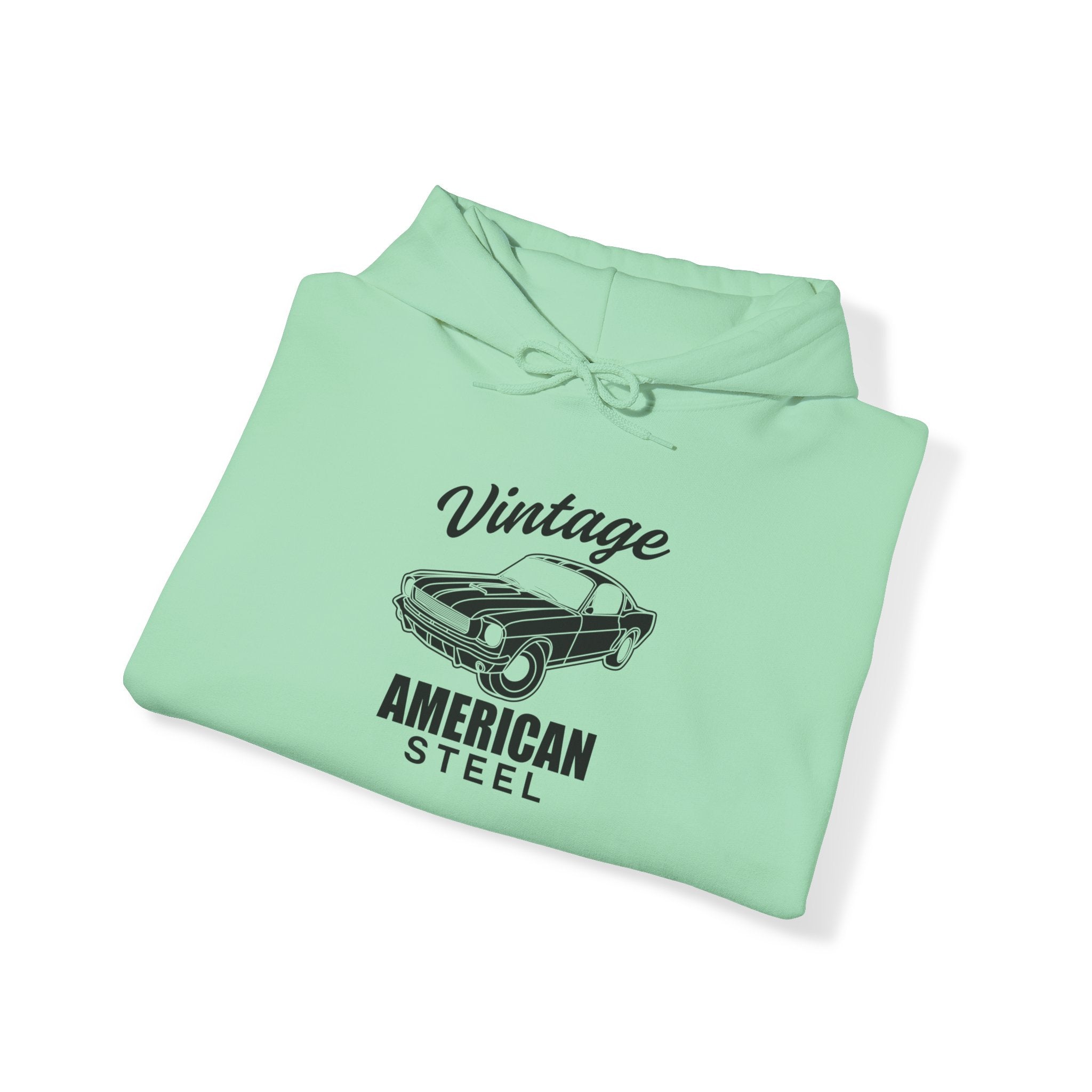 "VINTAGE AMERICAN STEEL" Unisex Heavy Blend™ Hooded Sweatshirt