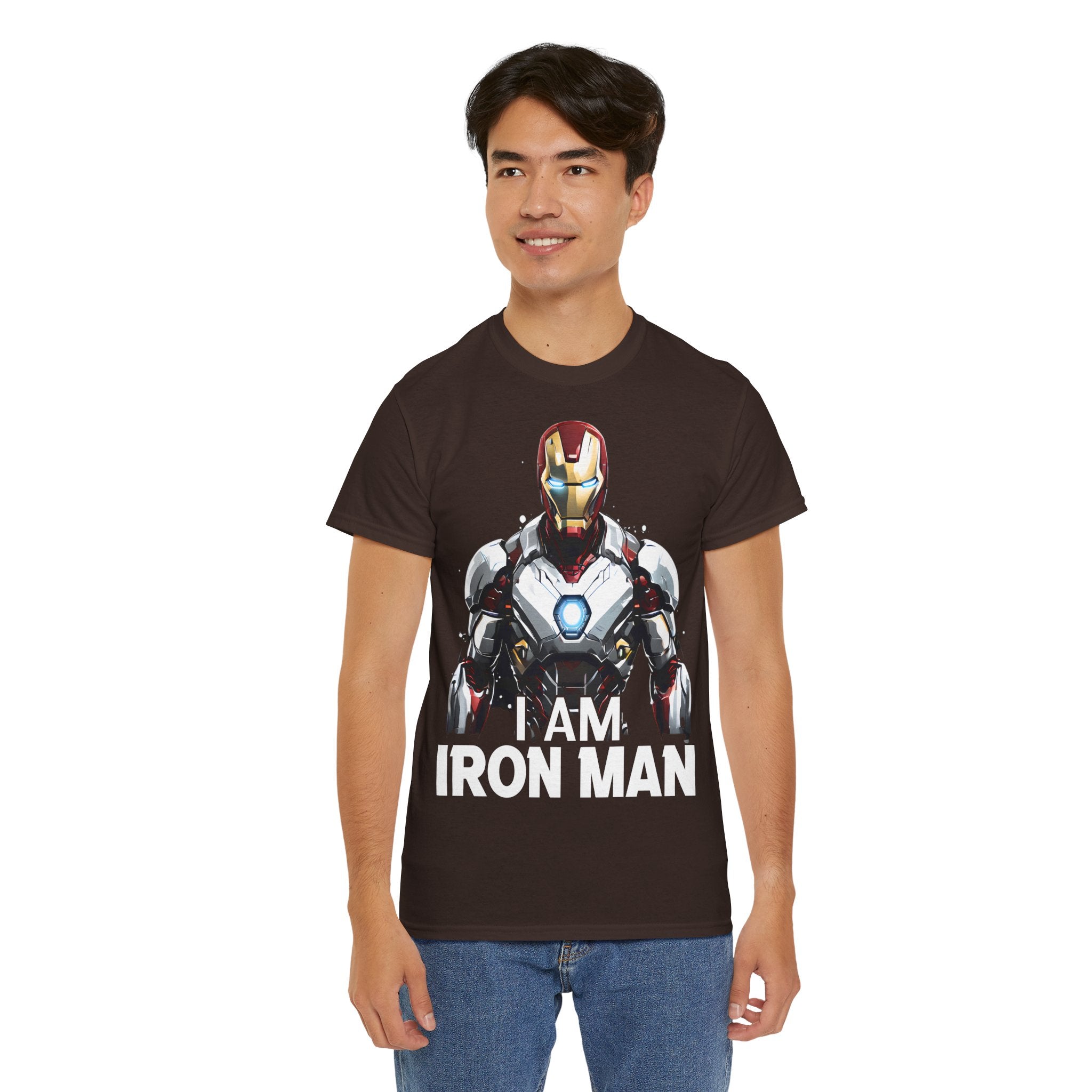 "I AM IRON MAN" Unisex Heavy Cotton Tee