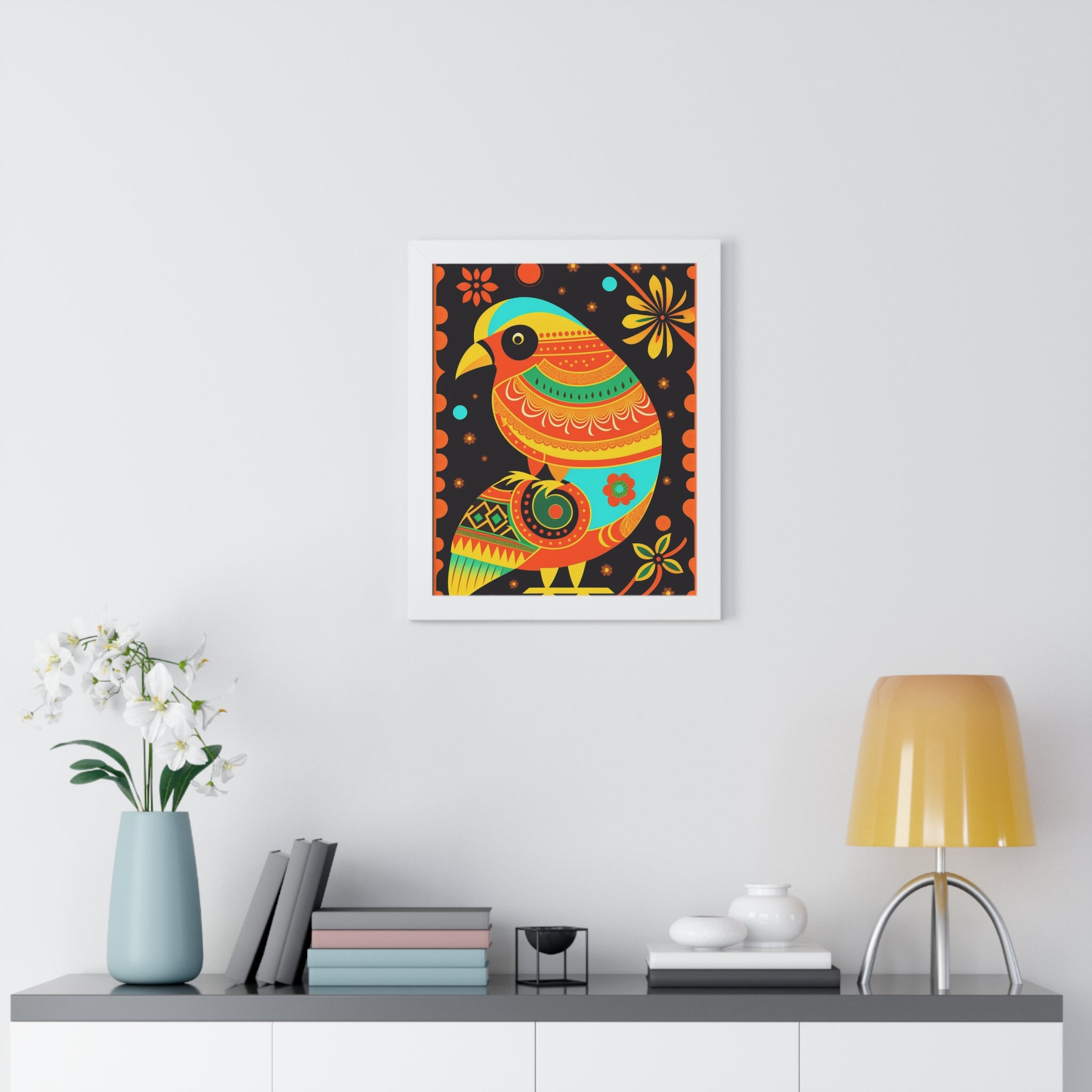 "BOHO" Framed Vertical Poster