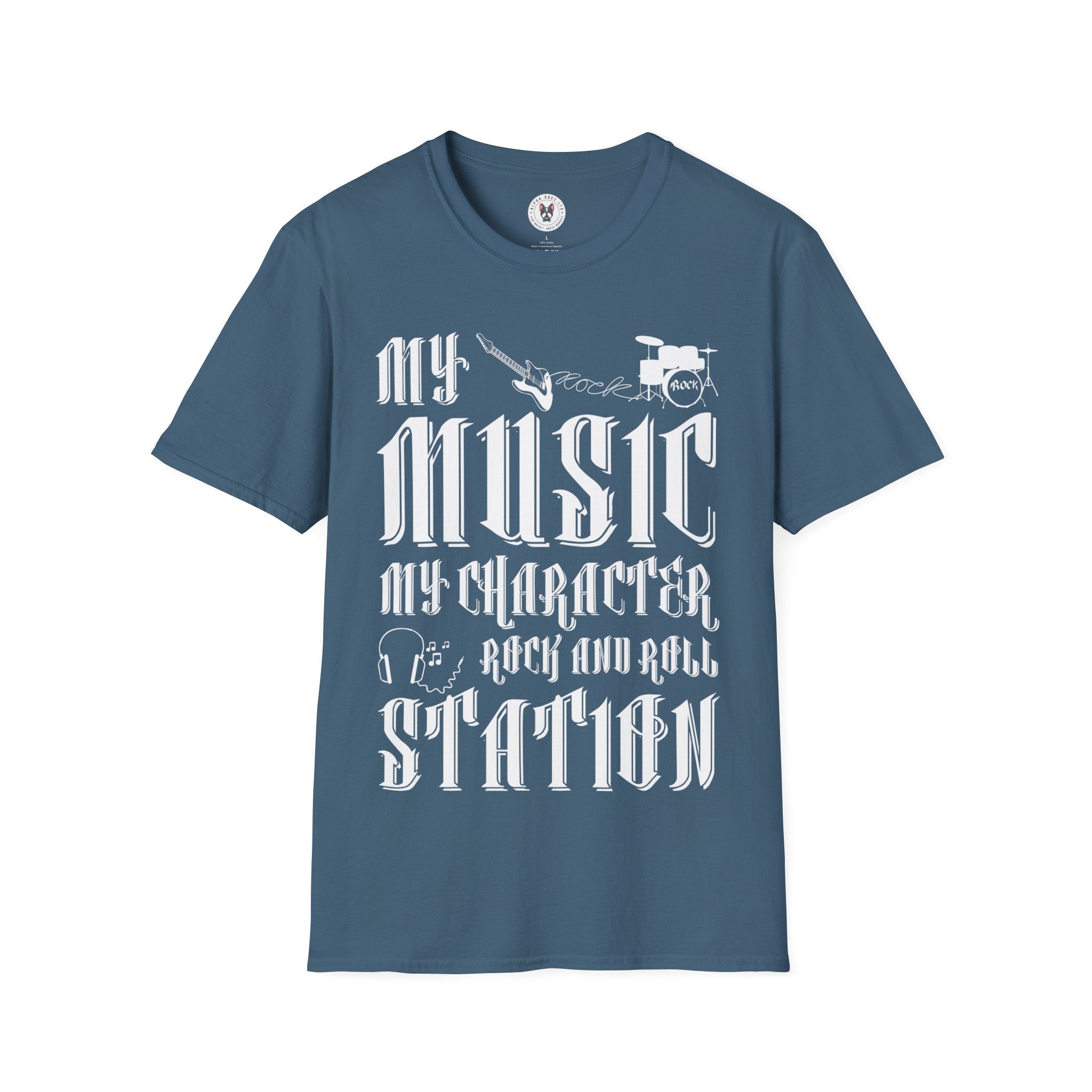 "My Music My Character Rock And Roll Situation" Unisex Soft style T-Shirt