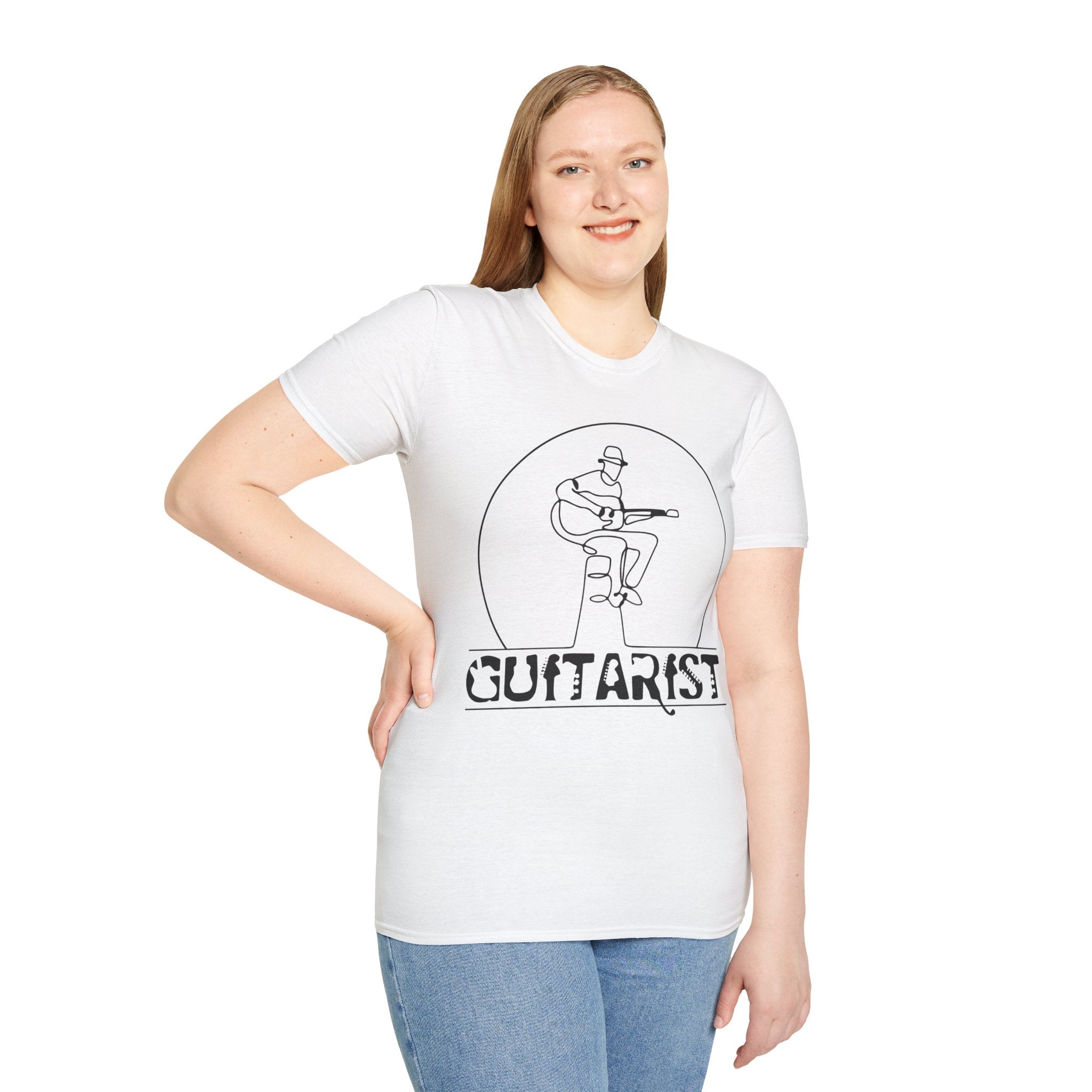 "Guitarist" Unisex Soft style T-Shirt