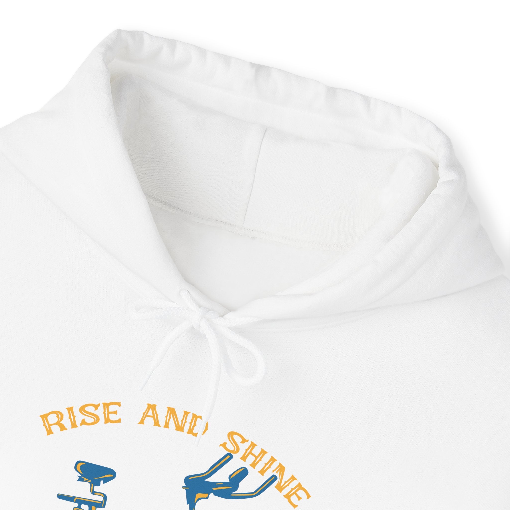 "Rise And Shine Workout Time" Unisex Heavy Blend™ Hooded Sweatshirt