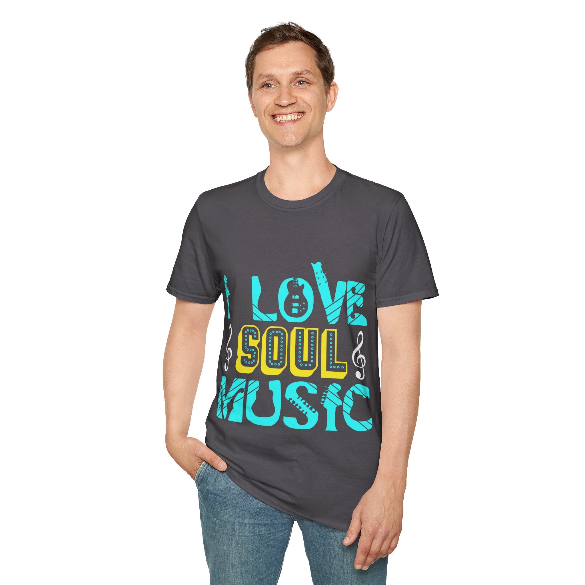 "I Love Soul Music" Unisex Soft style T-Shirt