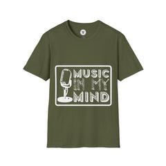 "Music In My Mind" Unisex Soft style T-Shirt