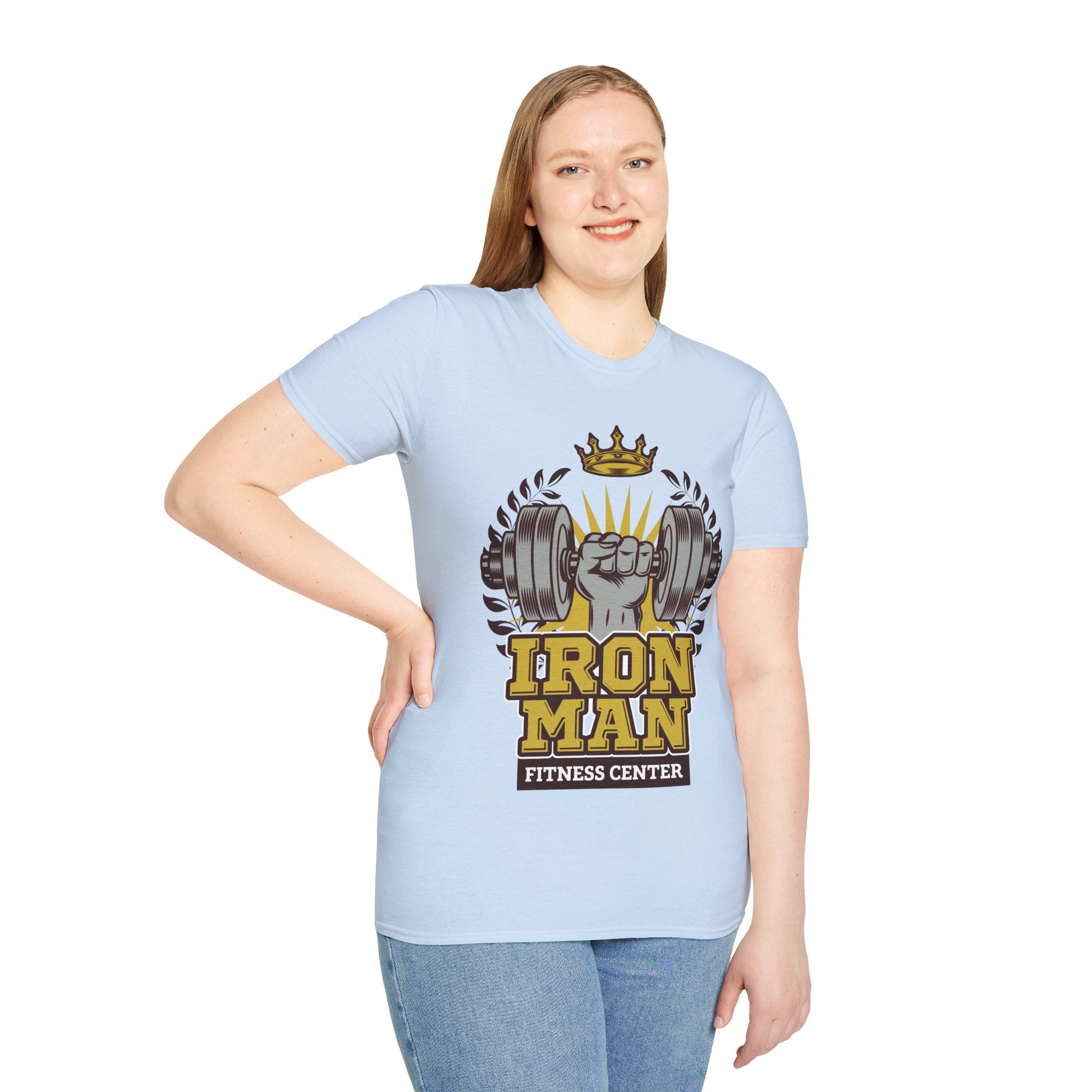 "IronMan Fitness Centre" Unisex Soft style T-Shirt