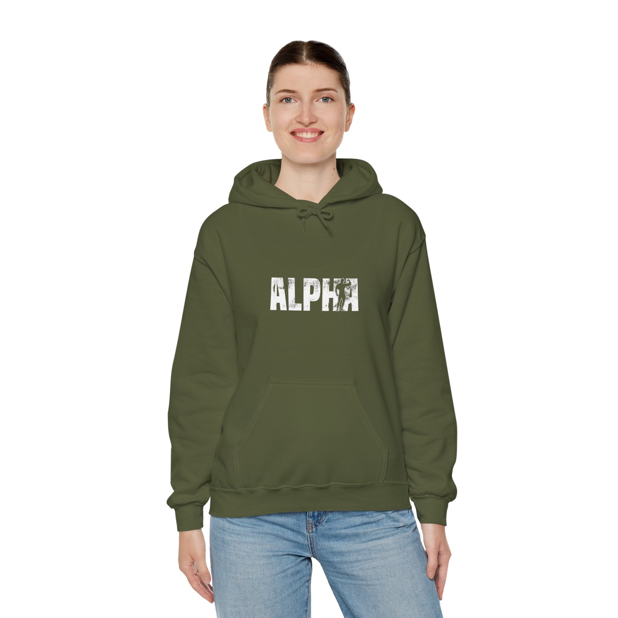 "Alpha Gym"  Unisex Heavy Blend™ Hooded Sweatshirt