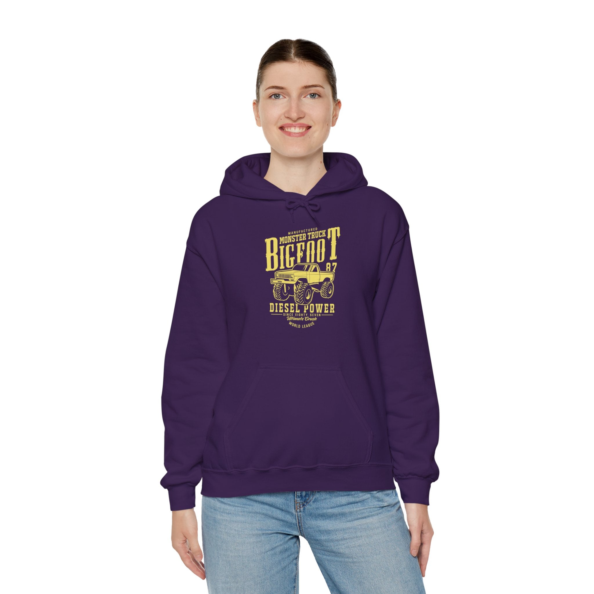 "BIGFOOT DIESEL POWER" Unisex Heavy Blend™ Hooded Sweatshirt