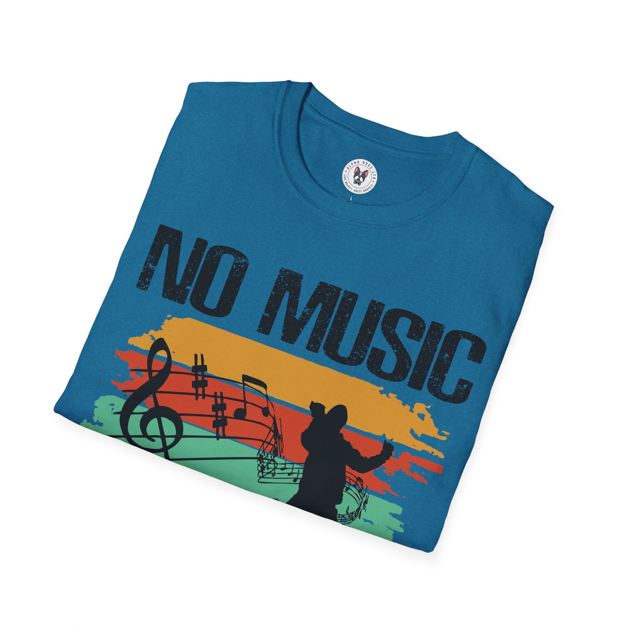 "No Music No Life"  Unisex Soft style T-Shirt