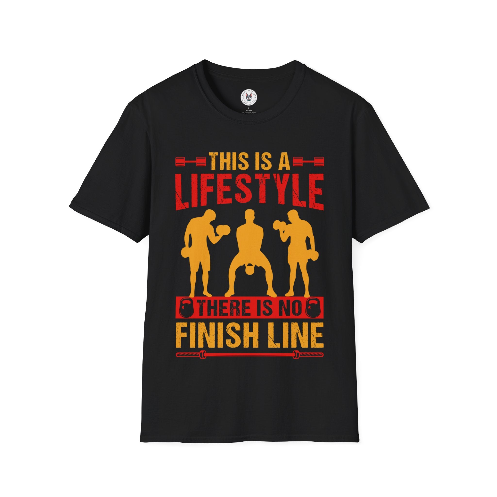 "This Is A Life Style There Is No Finish Line" Unisex Soft style T-Shirt