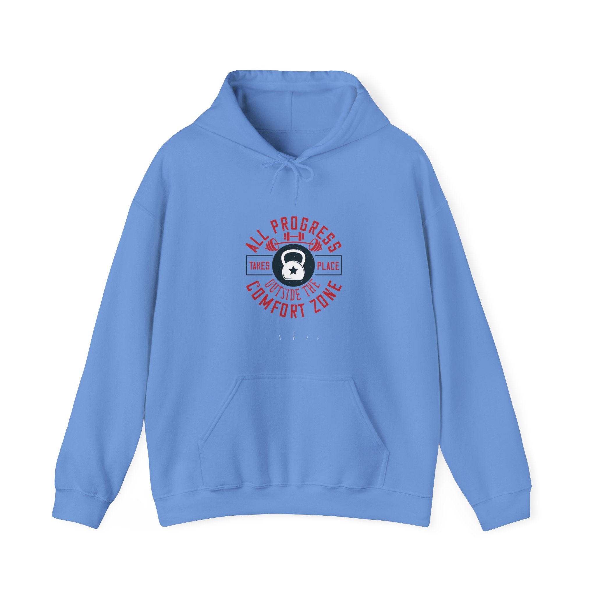 "All ProgressTakes Place Outside Of Comfort Zone" Unisex Heavy Blend™ Hooded Sweatshirt