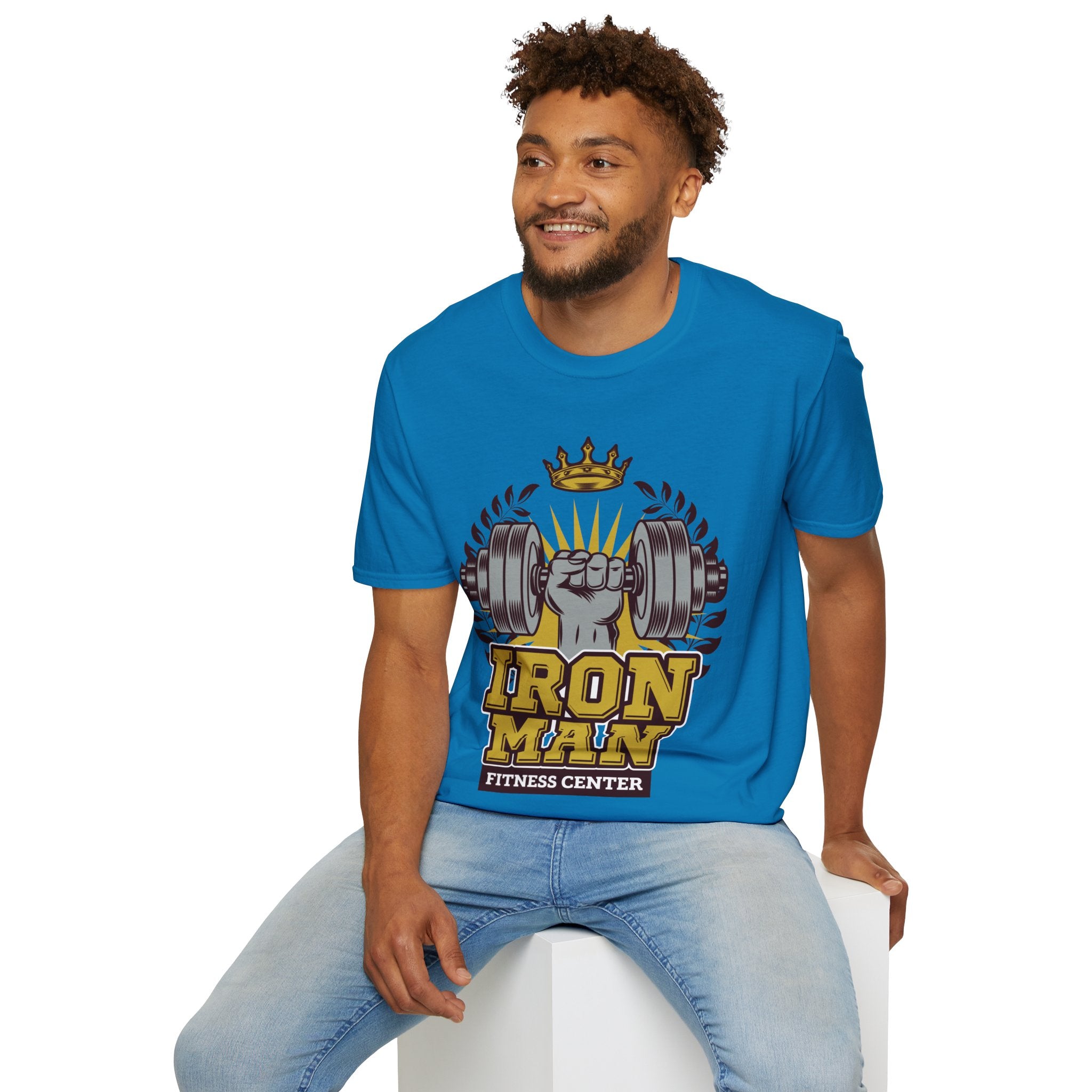 "IronMan Fitness Centre" Unisex Soft style T-Shirt