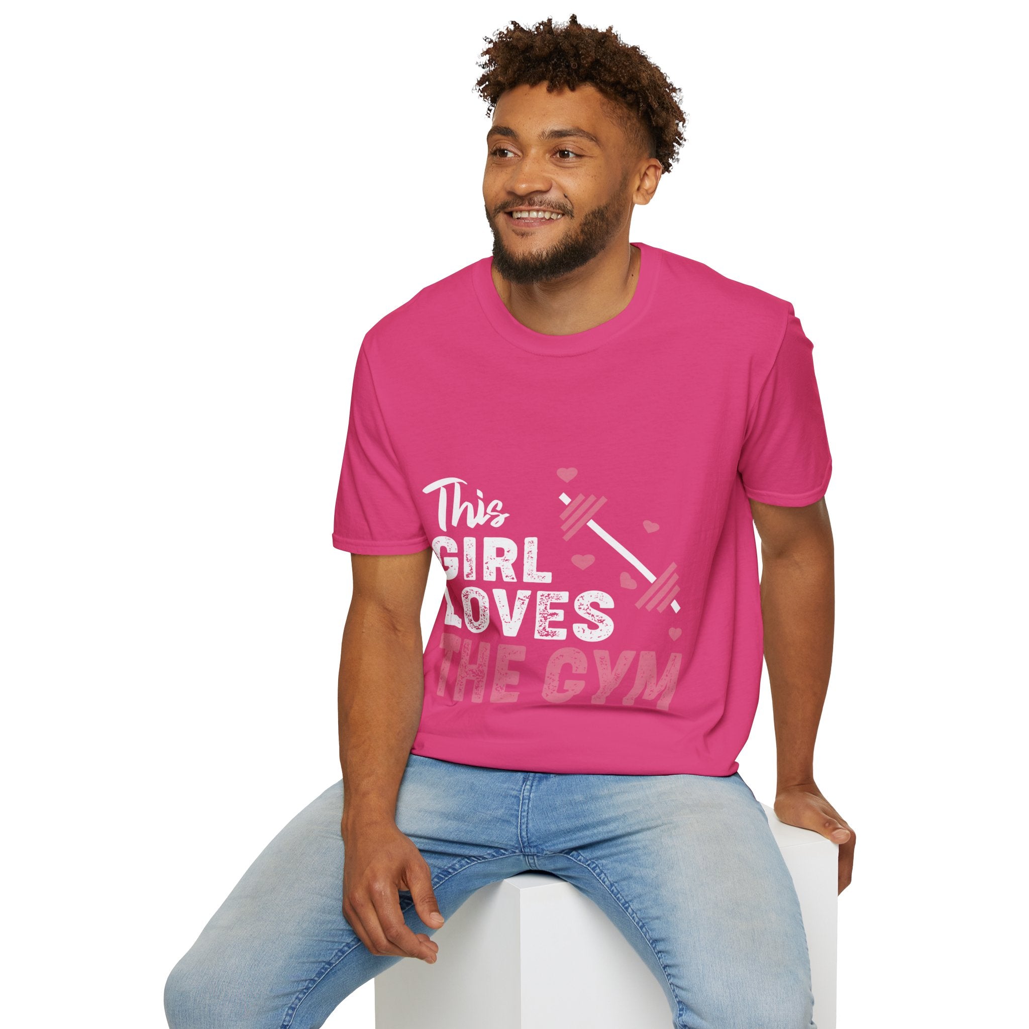 "The Girl Loves The Gym" Unisex Soft style T-Shirt