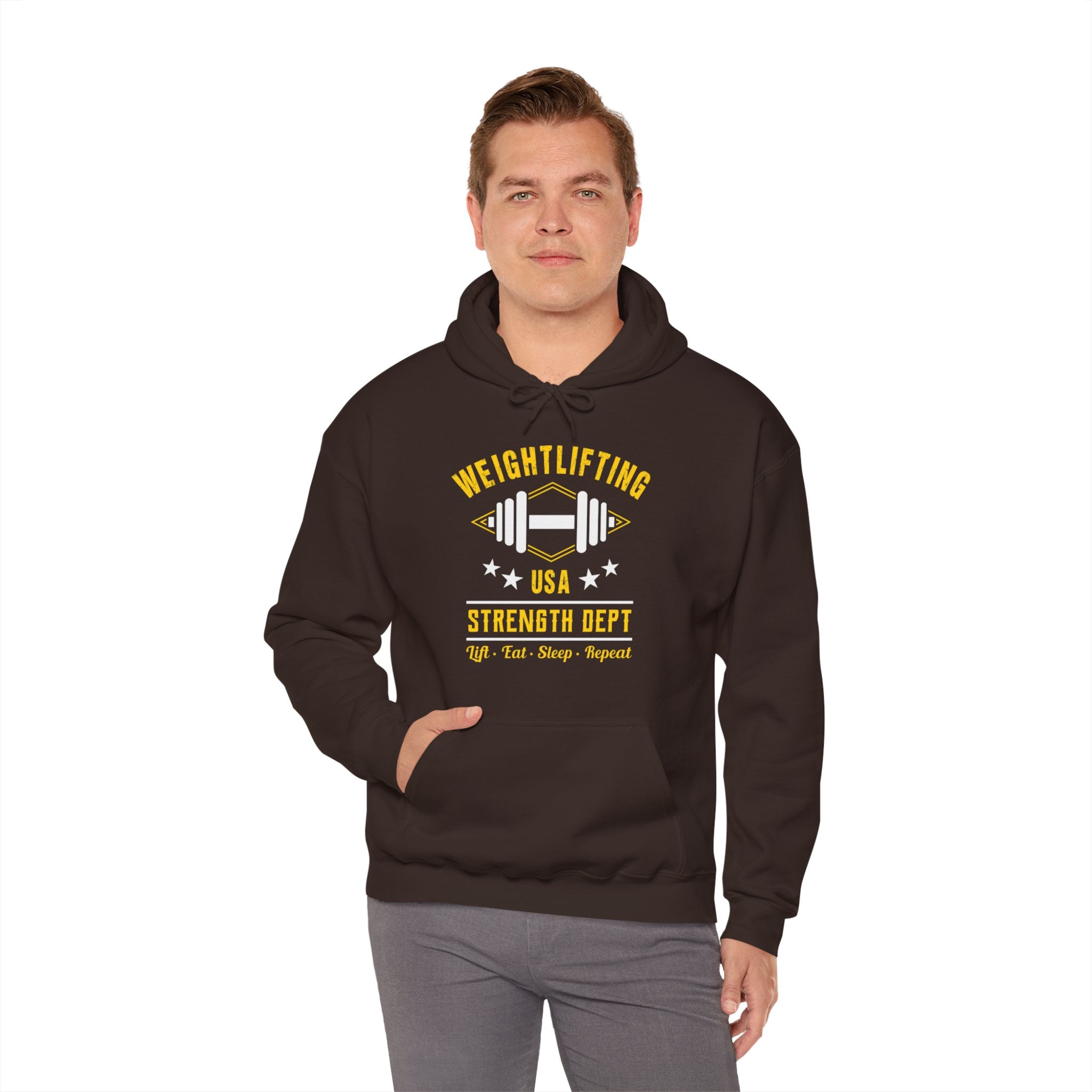 "WeightLifting" Unisex Heavy Blend™ Hooded Sweatshirt