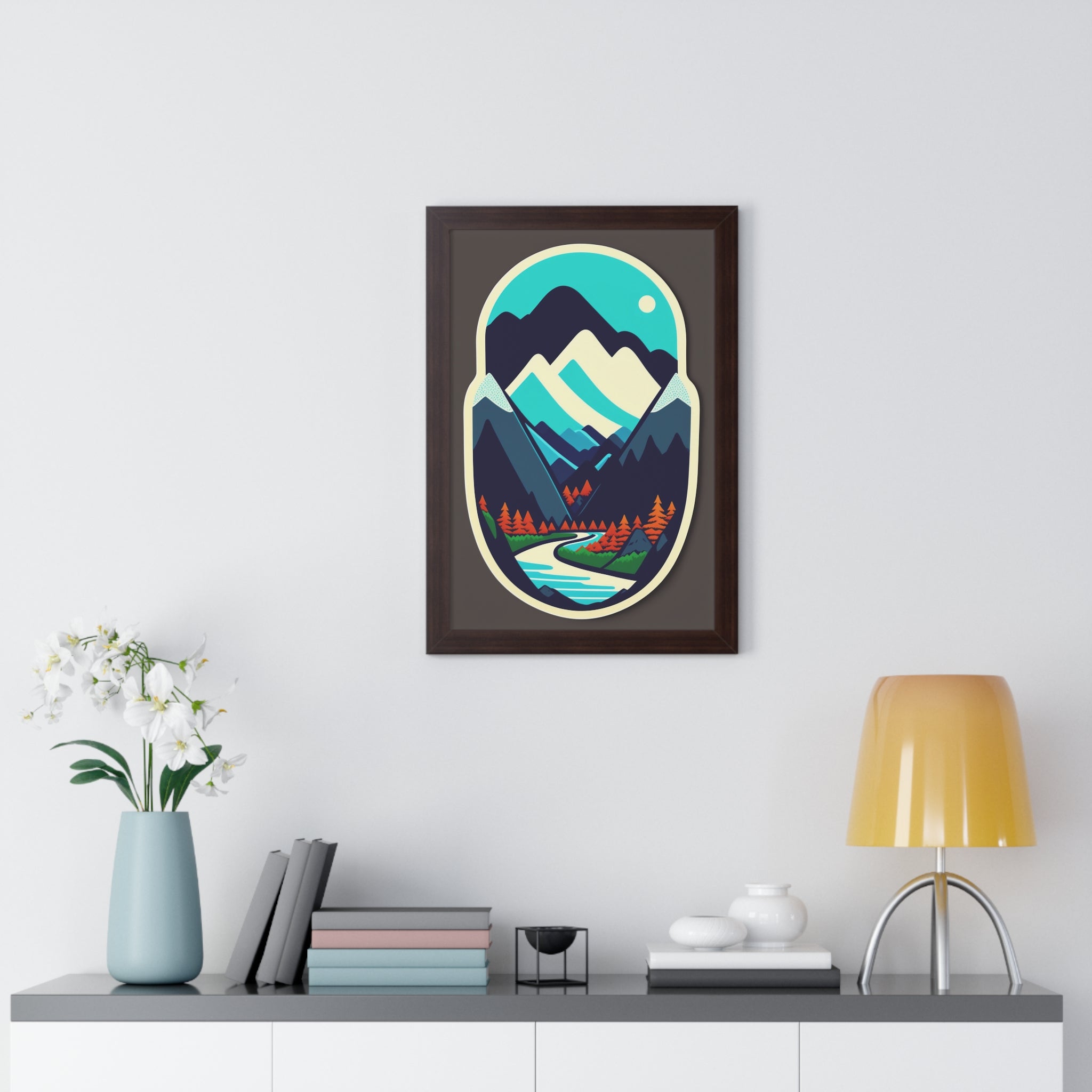 "BOHO" Framed Vertical Poster