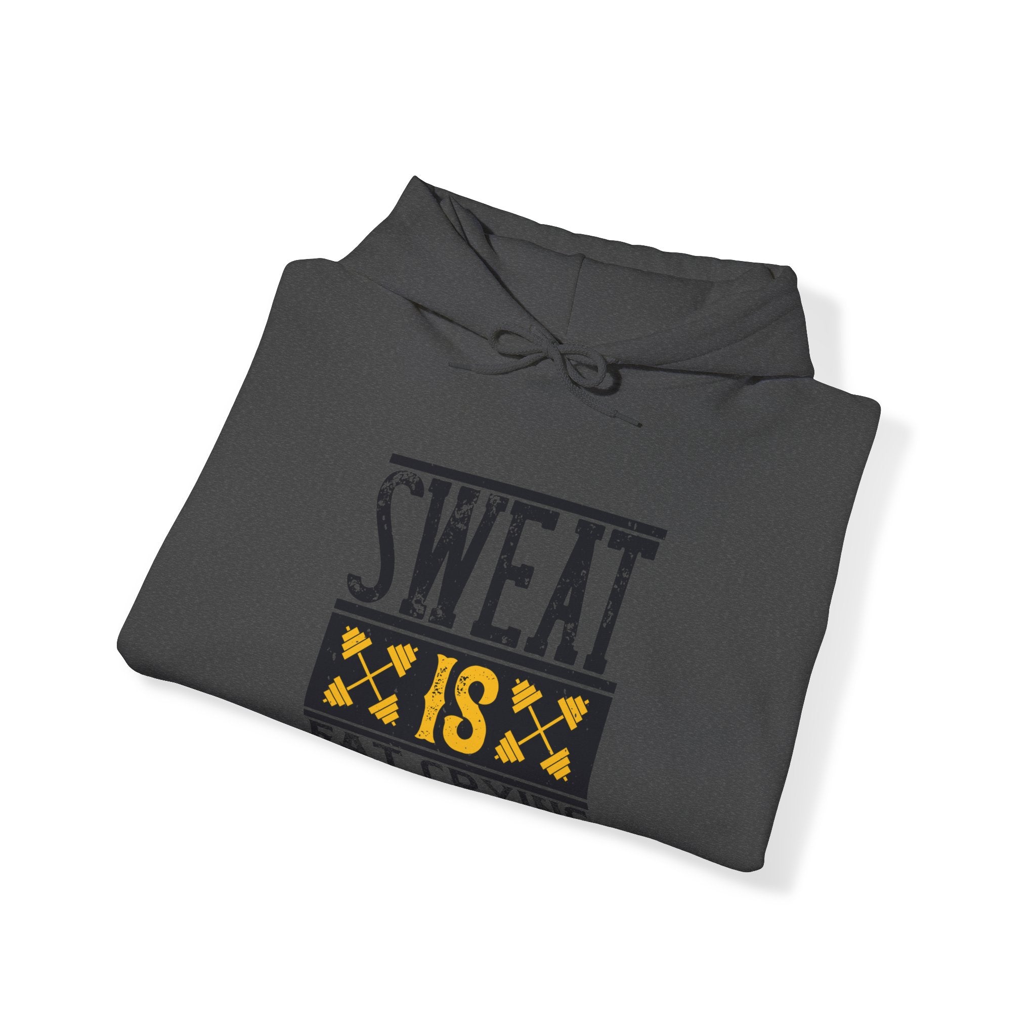 "Sweat Is Fat Crying" Unisex Heavy Blend™ Hooded Sweatshirt