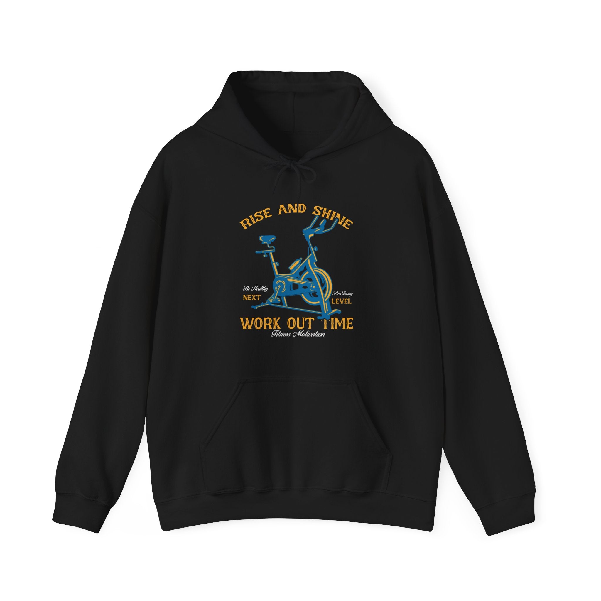 "Rise And Shine Workout Time" Unisex Heavy Blend™ Hooded Sweatshirt