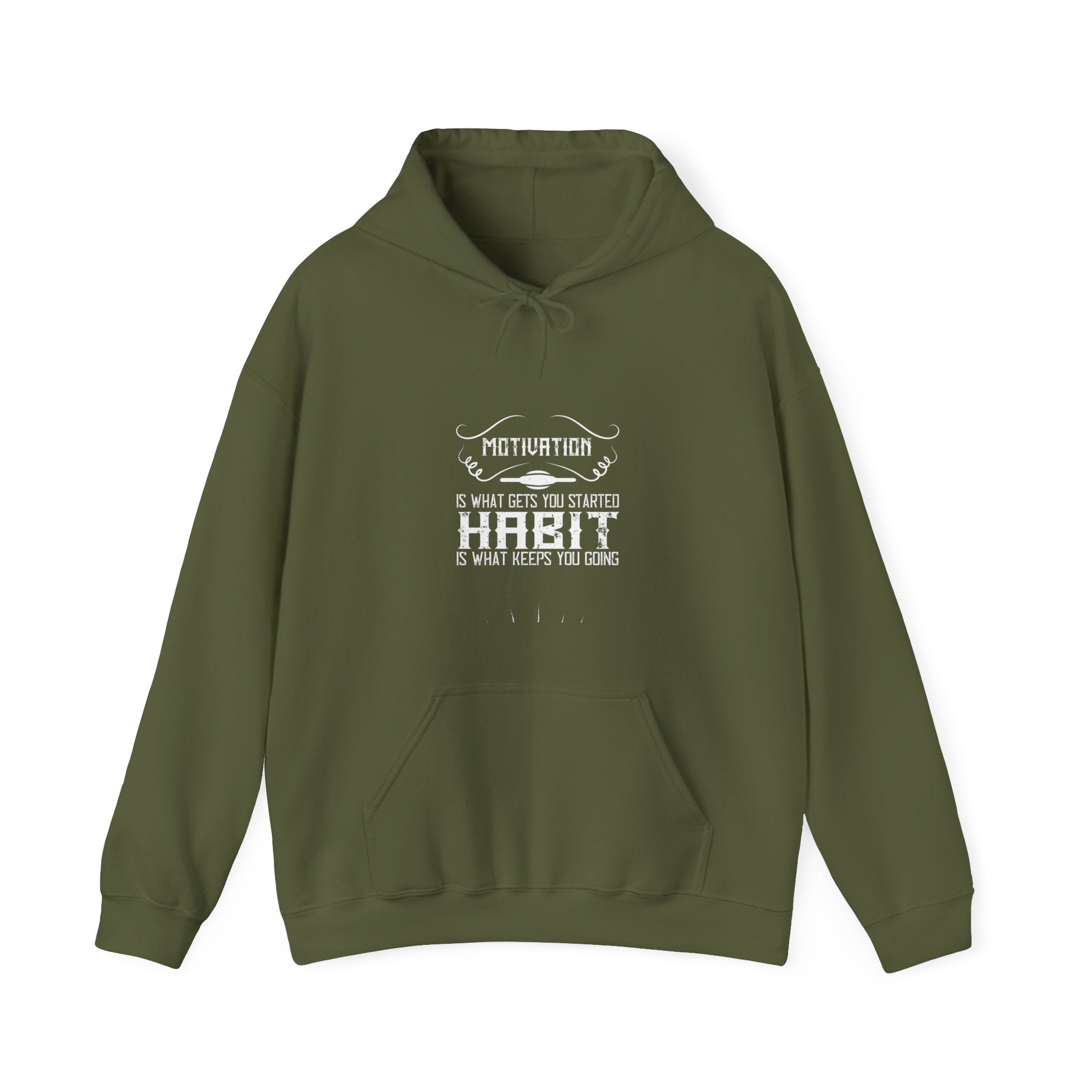 "Habit Is What Keeps You Going" Unisex Heavy Blend™ Hooded Sweatshirt