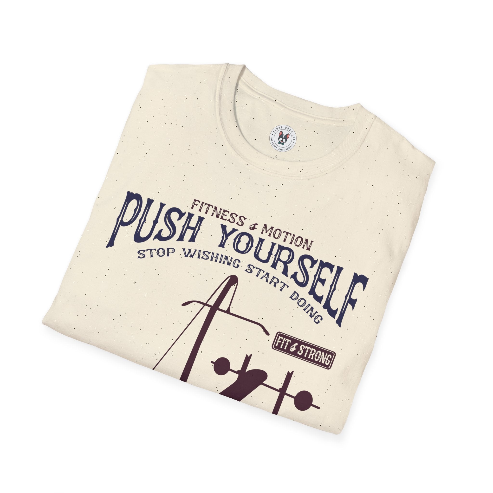 "Push Yourself" Unisex Soft style T-Shirt