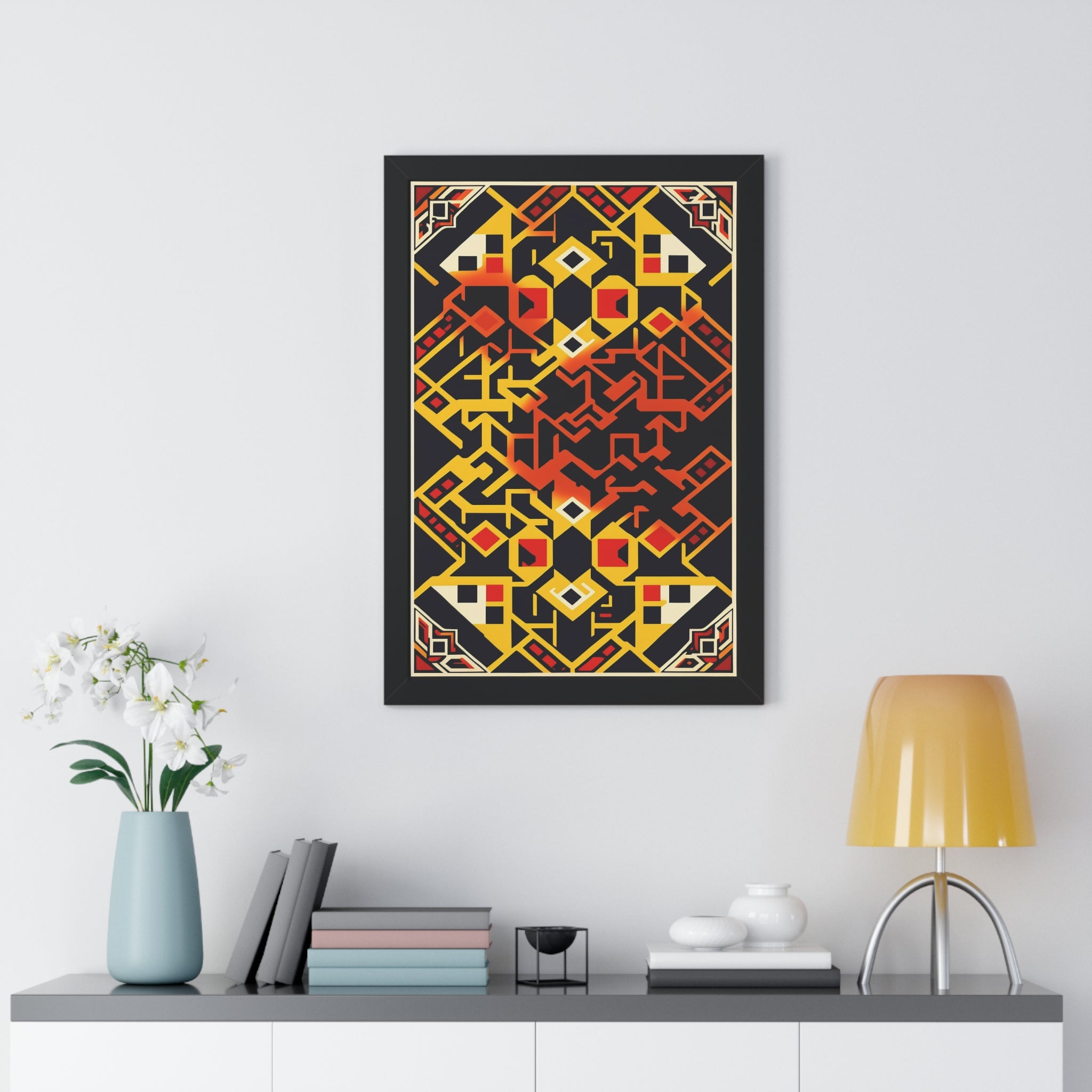 "BOHO" Framed Vertical Poster