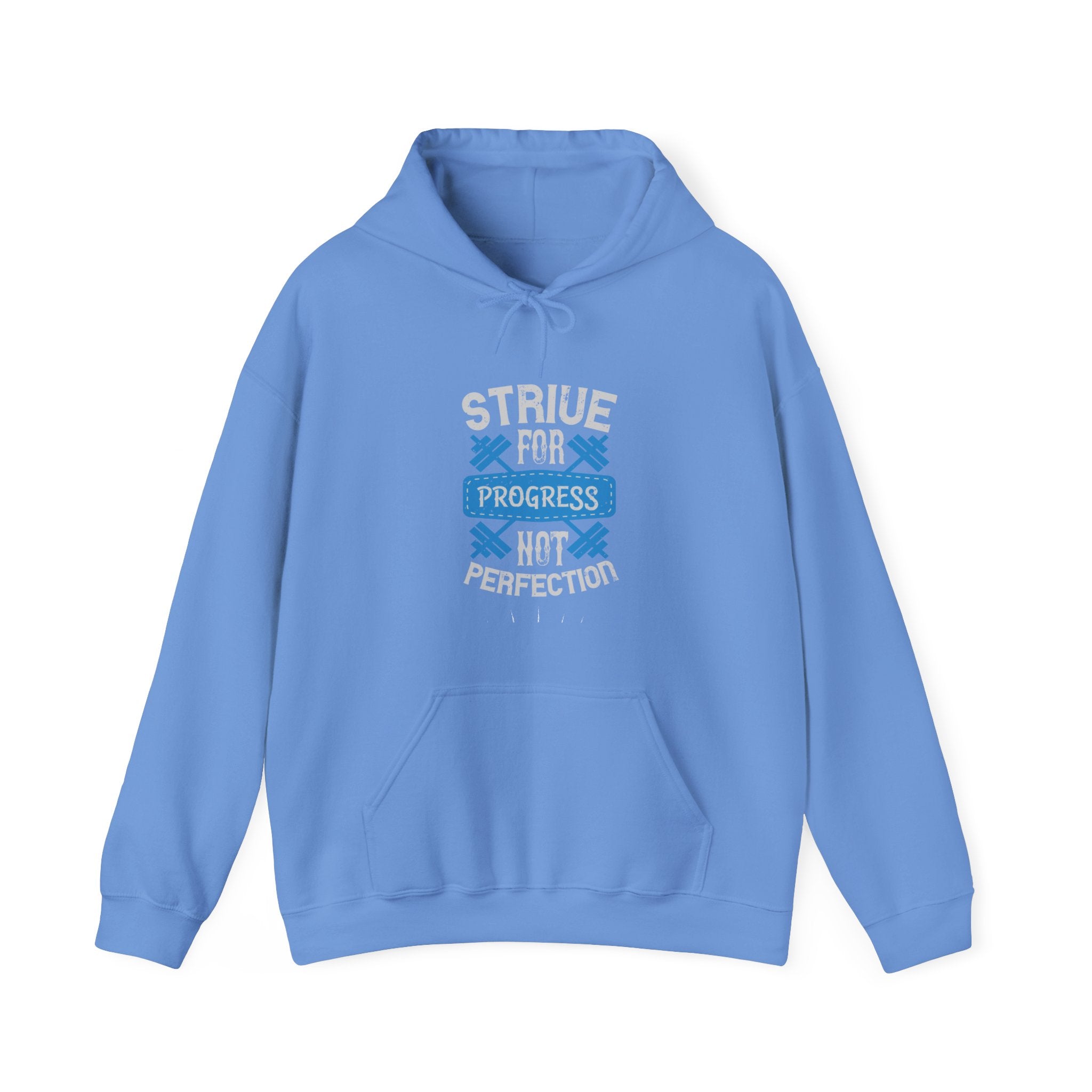 "Strive For Progress Not Perfection" Unisex Heavy Blend™ Hooded Sweatshirt