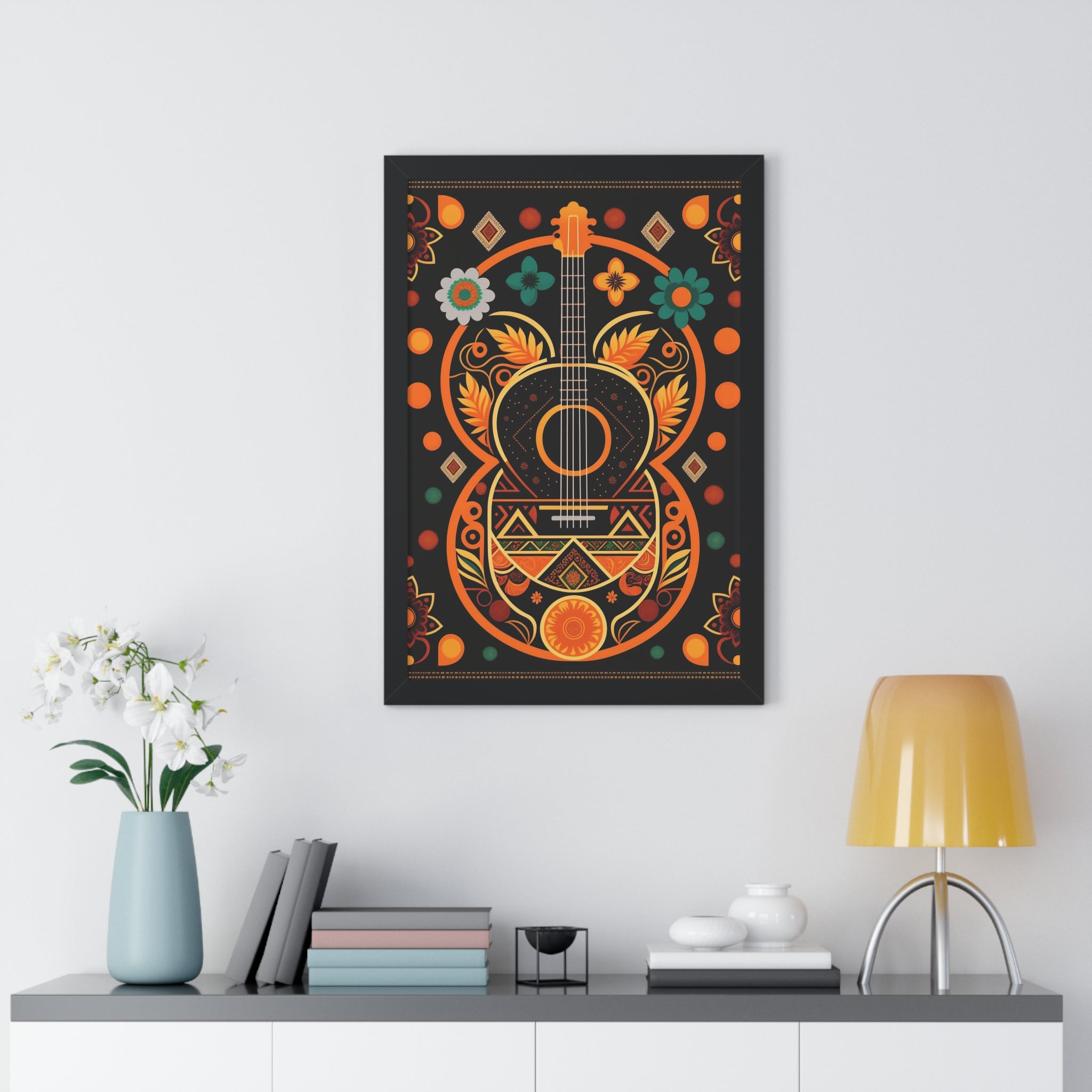 "BOHO" Framed Vertical Poster