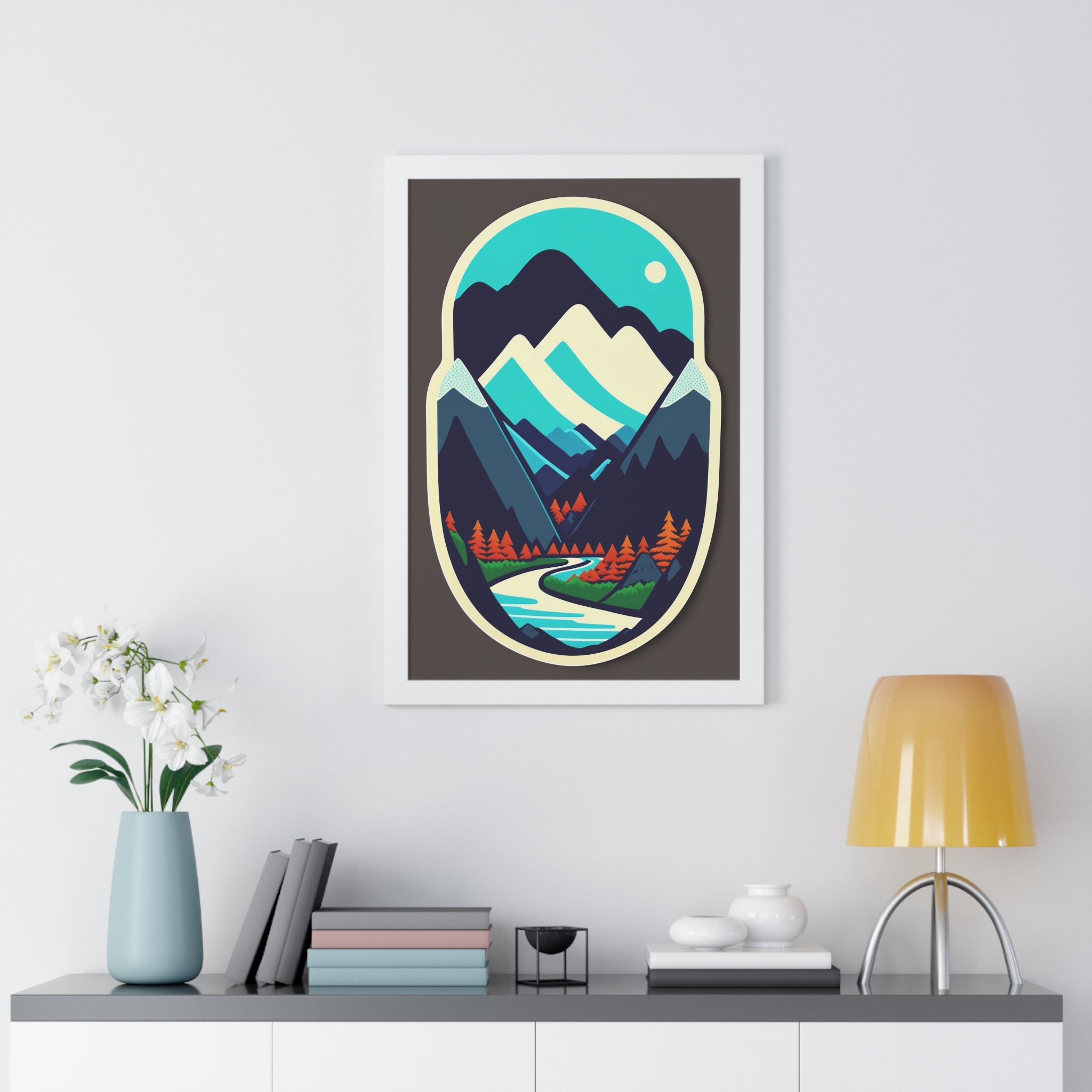 "BOHO" Framed Vertical Poster