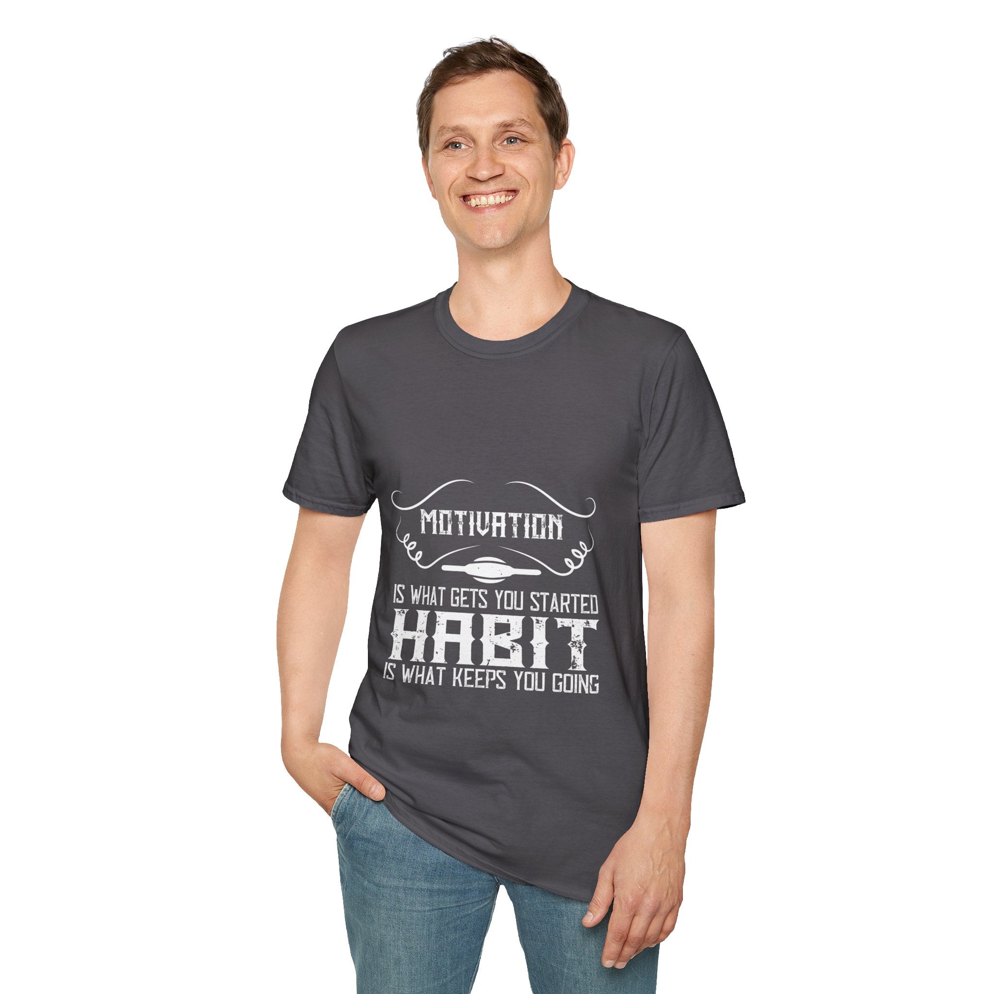 "Habit Is What Keeps You Going" Unisex Soft style T-Shirt