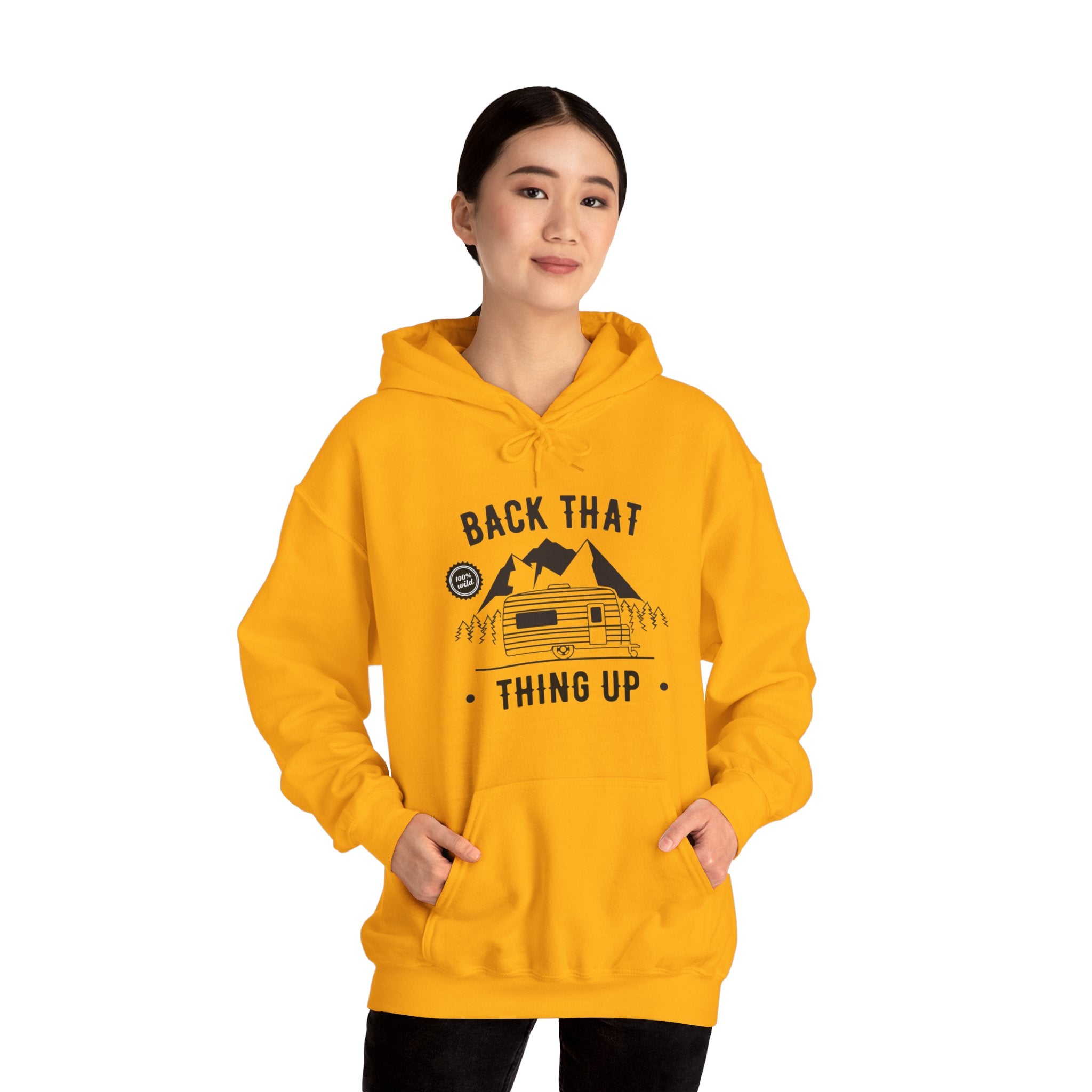 "Back That Thing Up" Unisex Heavy Blend™ Hooded Sweatshirt