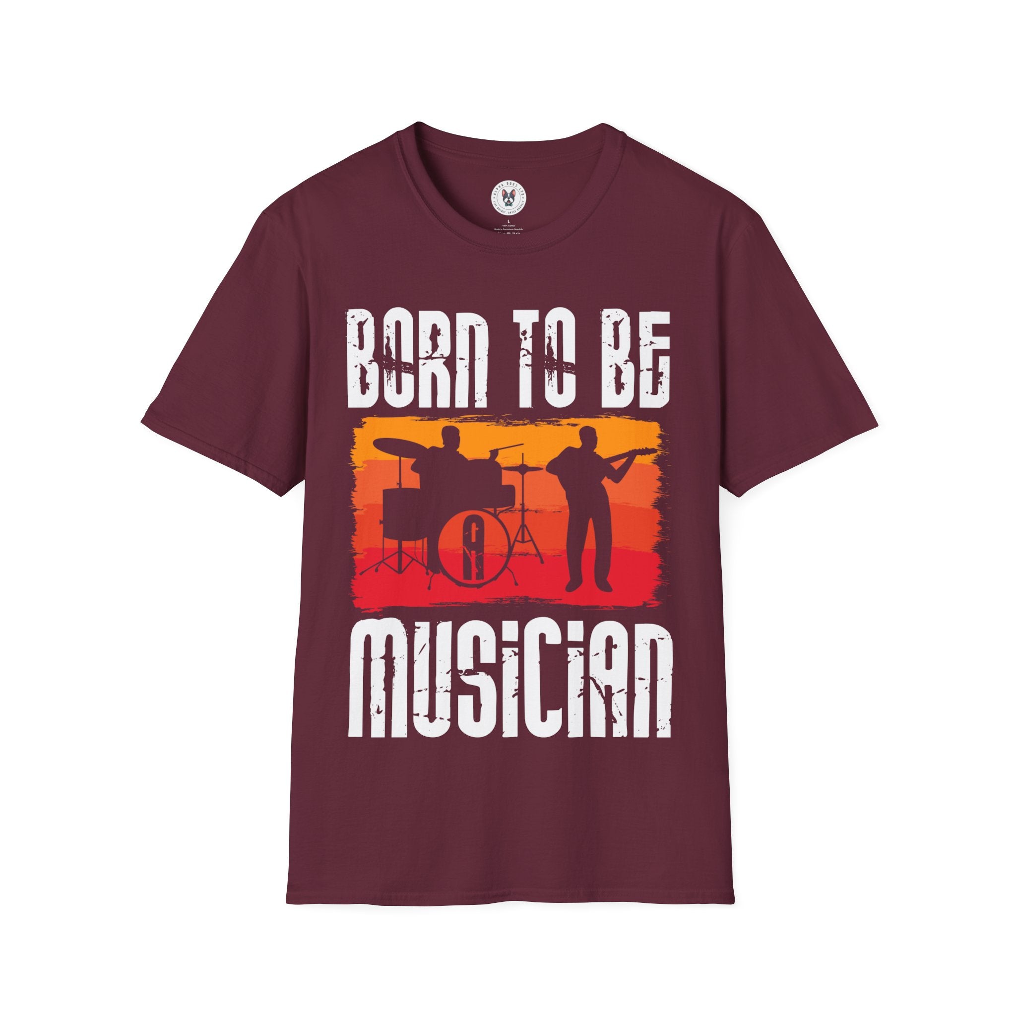 "Born To Be Musician" Unisex Soft style T-Shirt