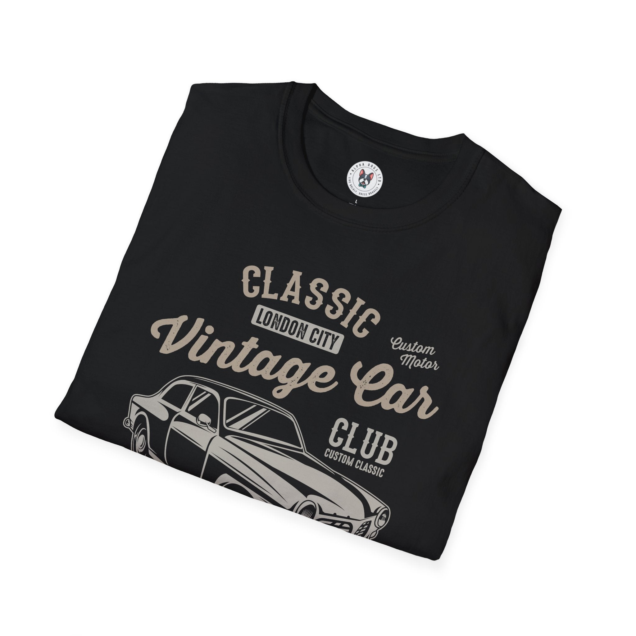 "CLASSIC VINTAGE CAR CLASSIC GARAGE" Unisex Soft style T-Shirt