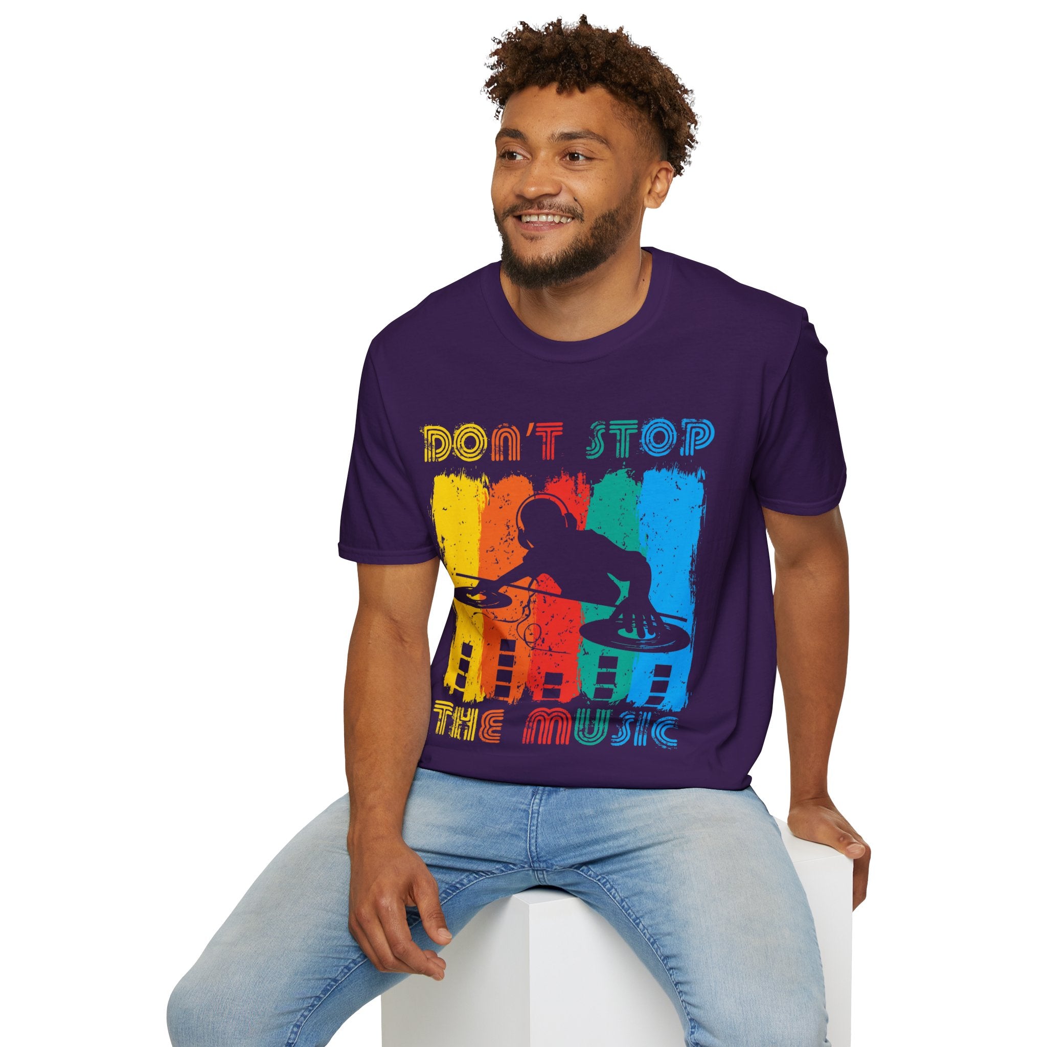 "Don't Stop the Music" Unisex Soft style T-Shirt