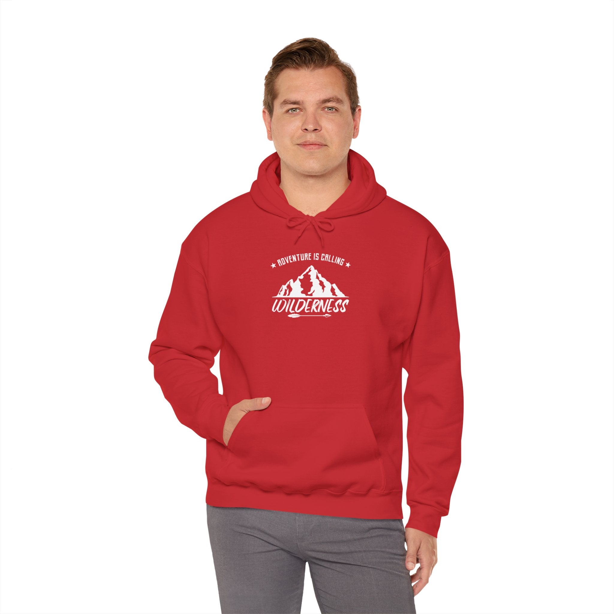 "Adventure Is Calling" Unisex Heavy Blend™ Hooded Sweatshirt