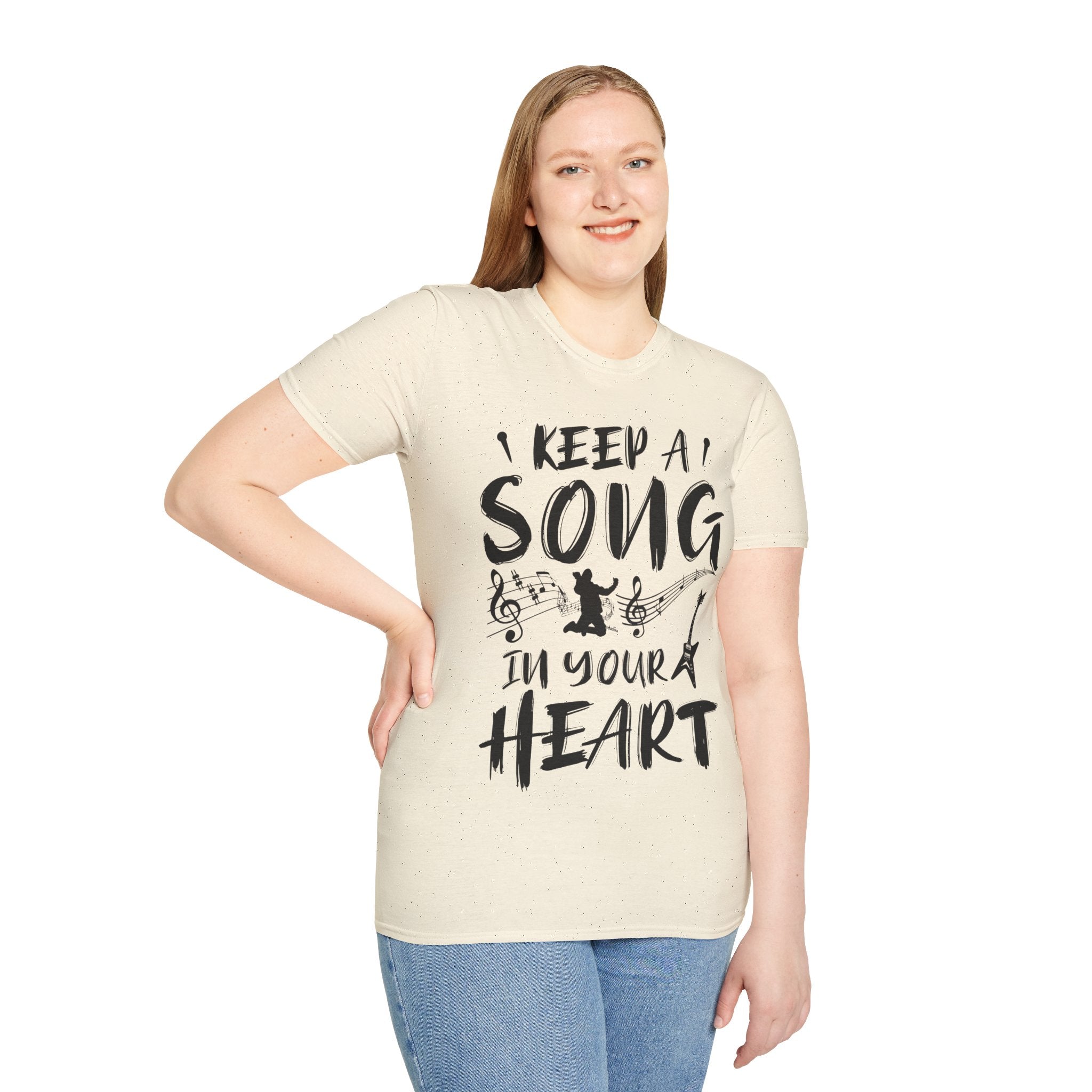 "Keep A Song In Your Heart" Unisex Soft style T-Shirt