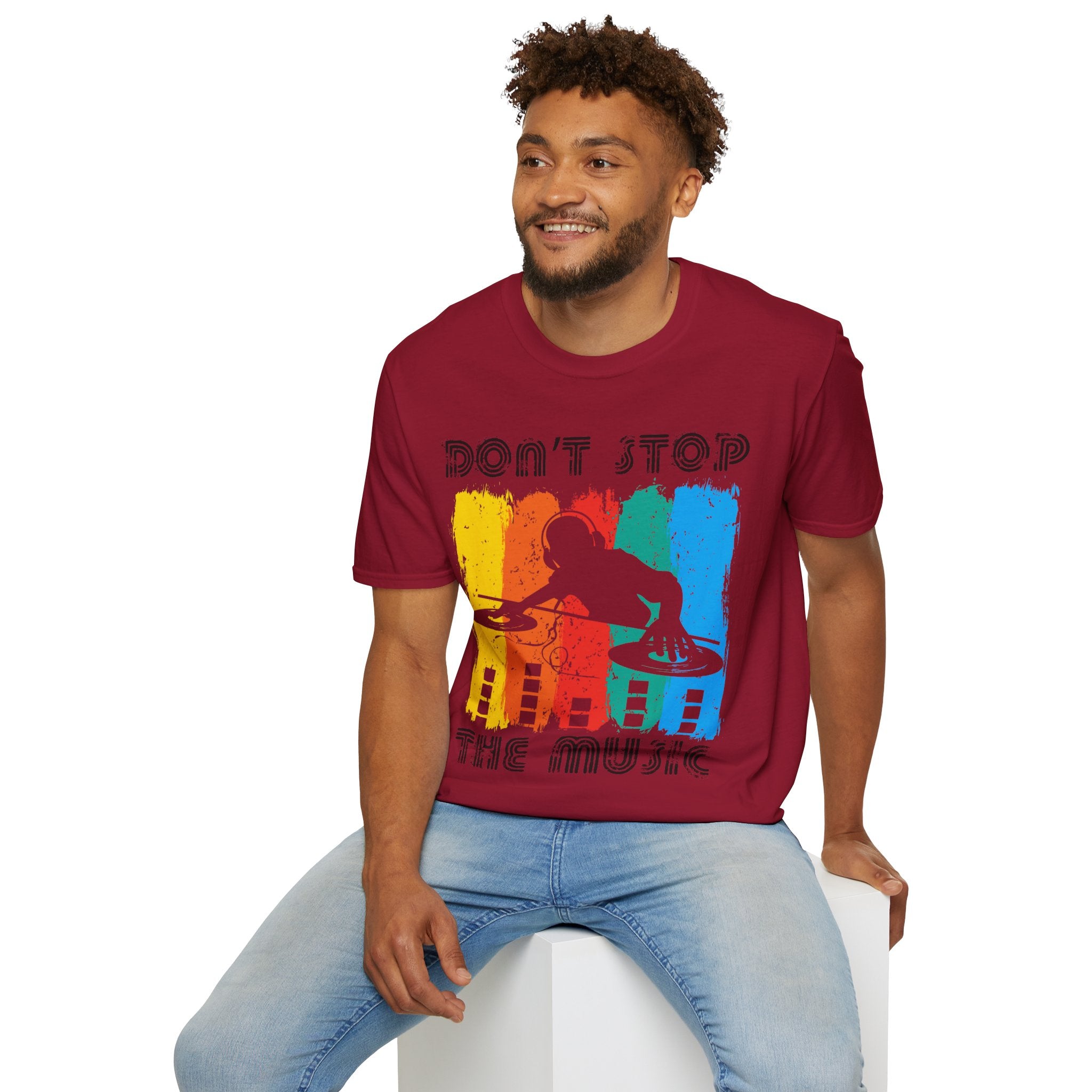 "Don't Stop the Music" Unisex Soft style T-Shirt