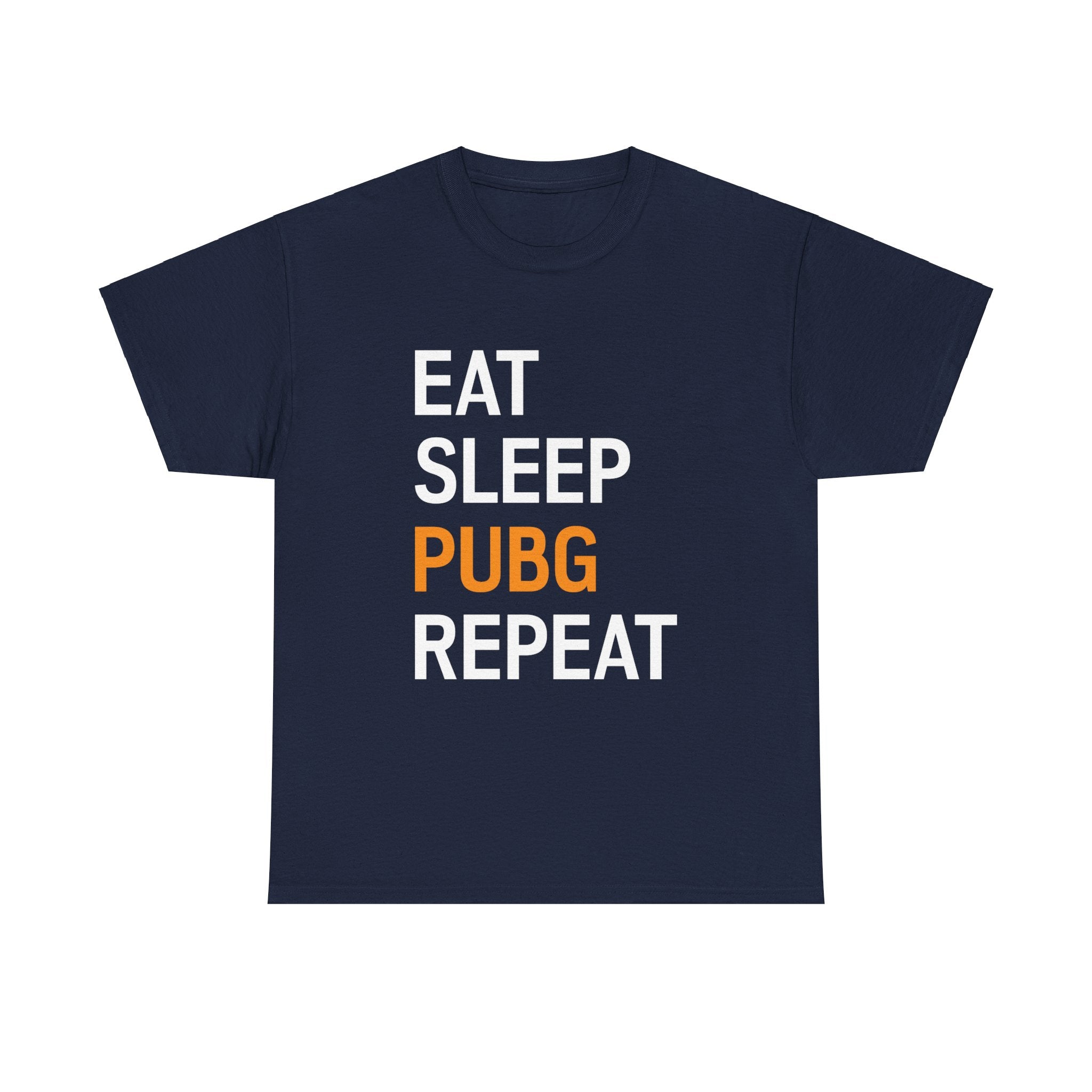 "Eat Sleep PUBG Repeat" Unisex Heavy Cotton Tee