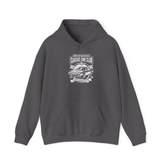 "RETRO VINTAGE VEHICLE CLASSIC CAR CLUB CLASSIC CAR COMMUNITY" Unisex Heavy Blend™ Hooded Sweatshirt