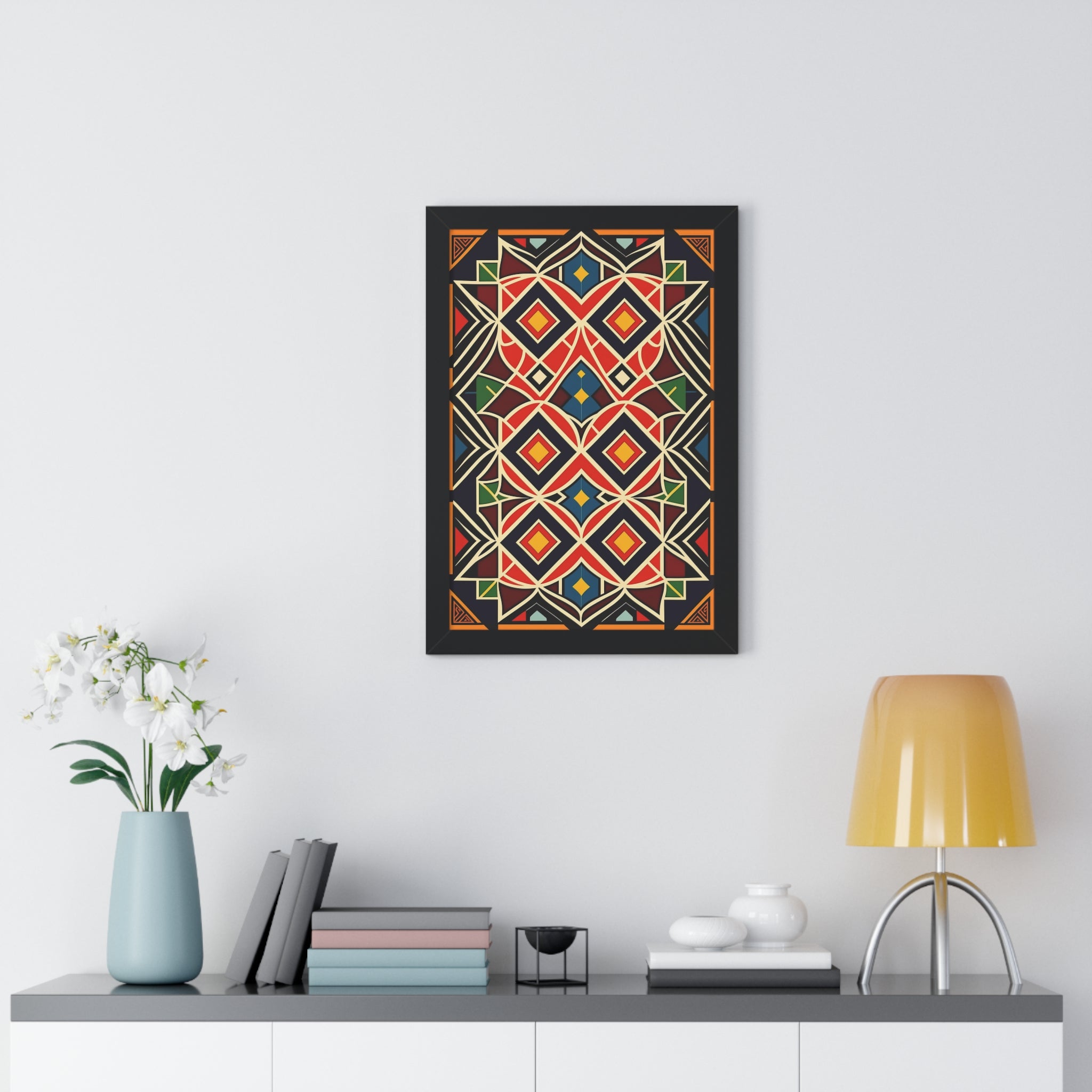 "BOHO" Framed Vertical Poster