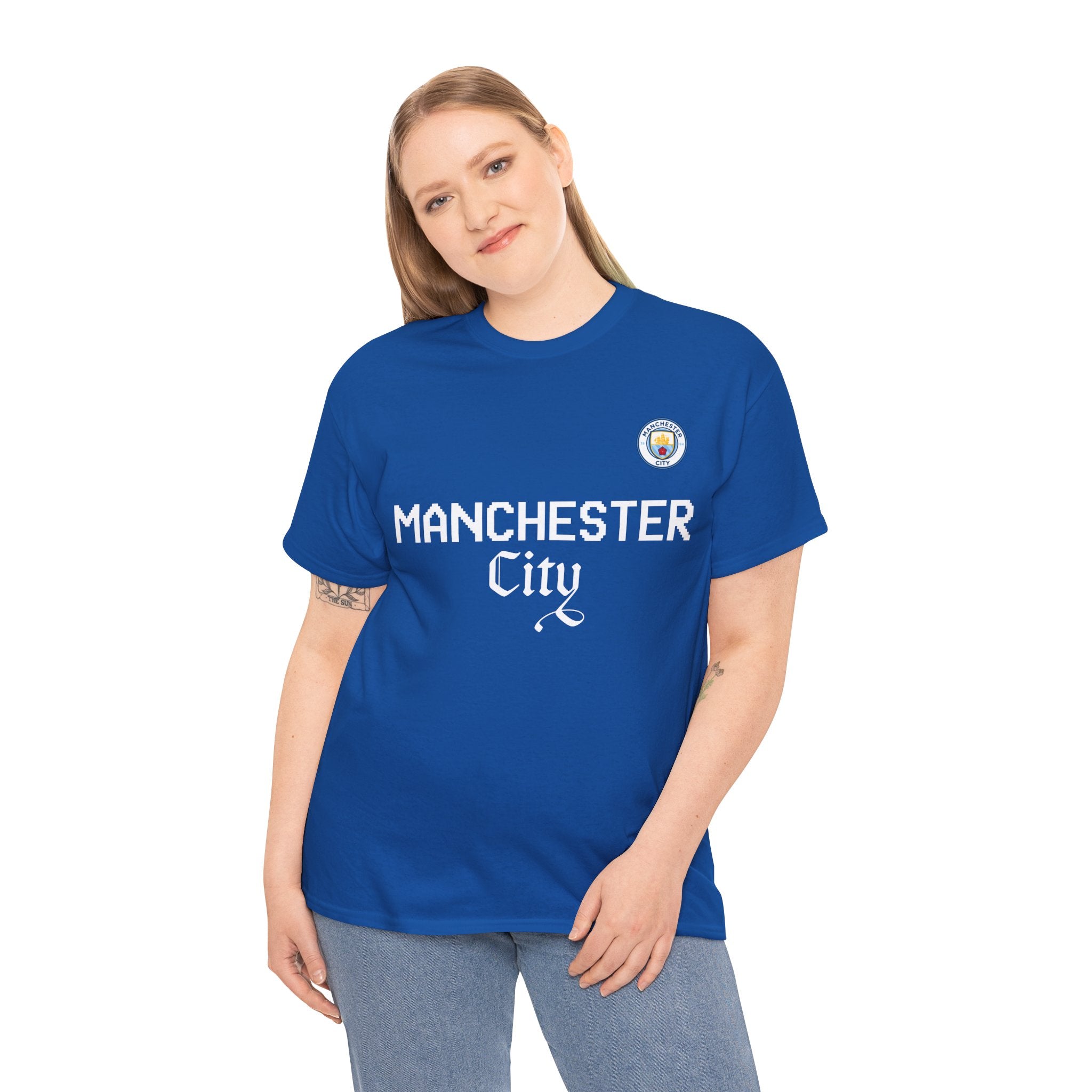 Manchester City Unisex Heavy Cotton Tee