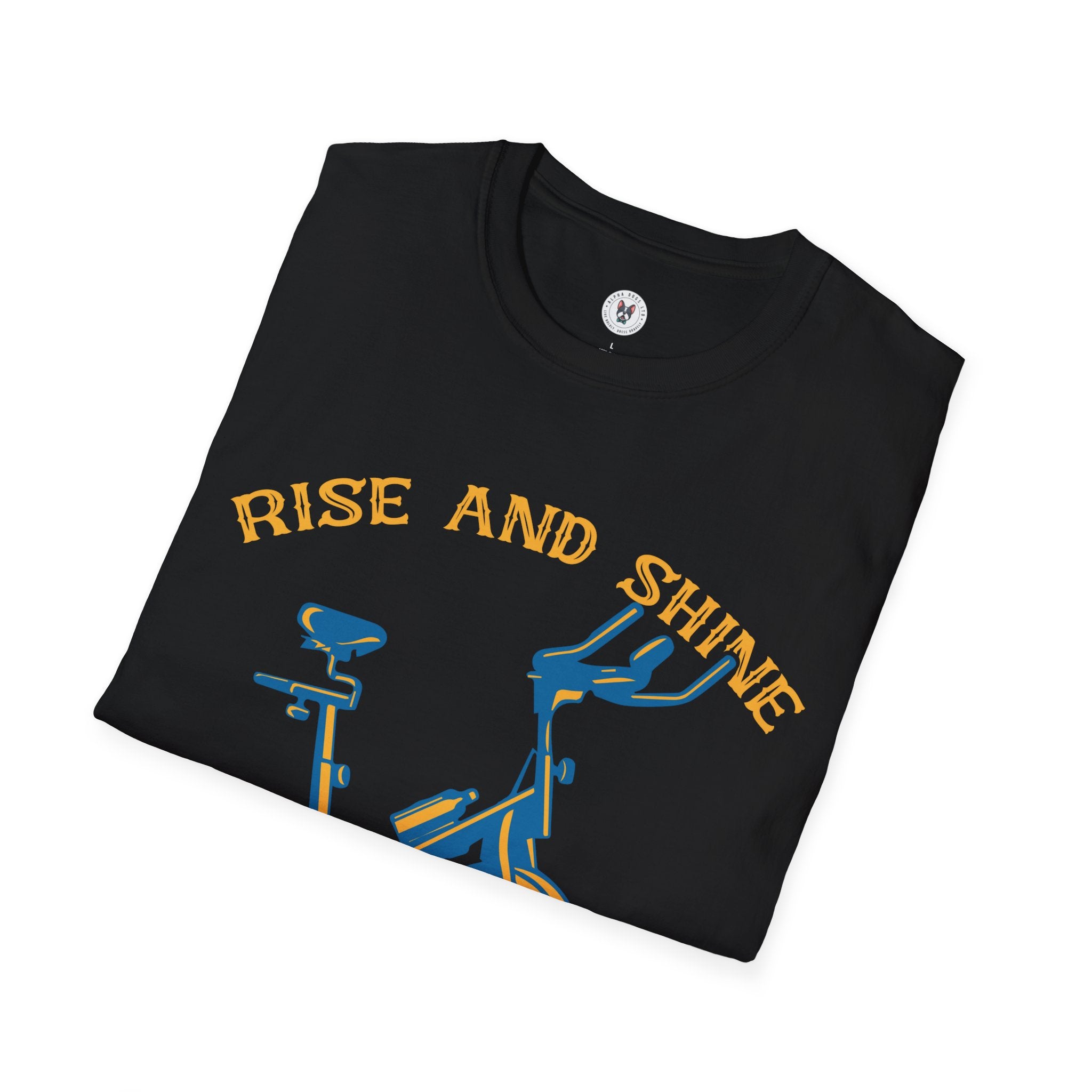 "Rise And Shine Workout Time" Unisex Soft style T-Shirt