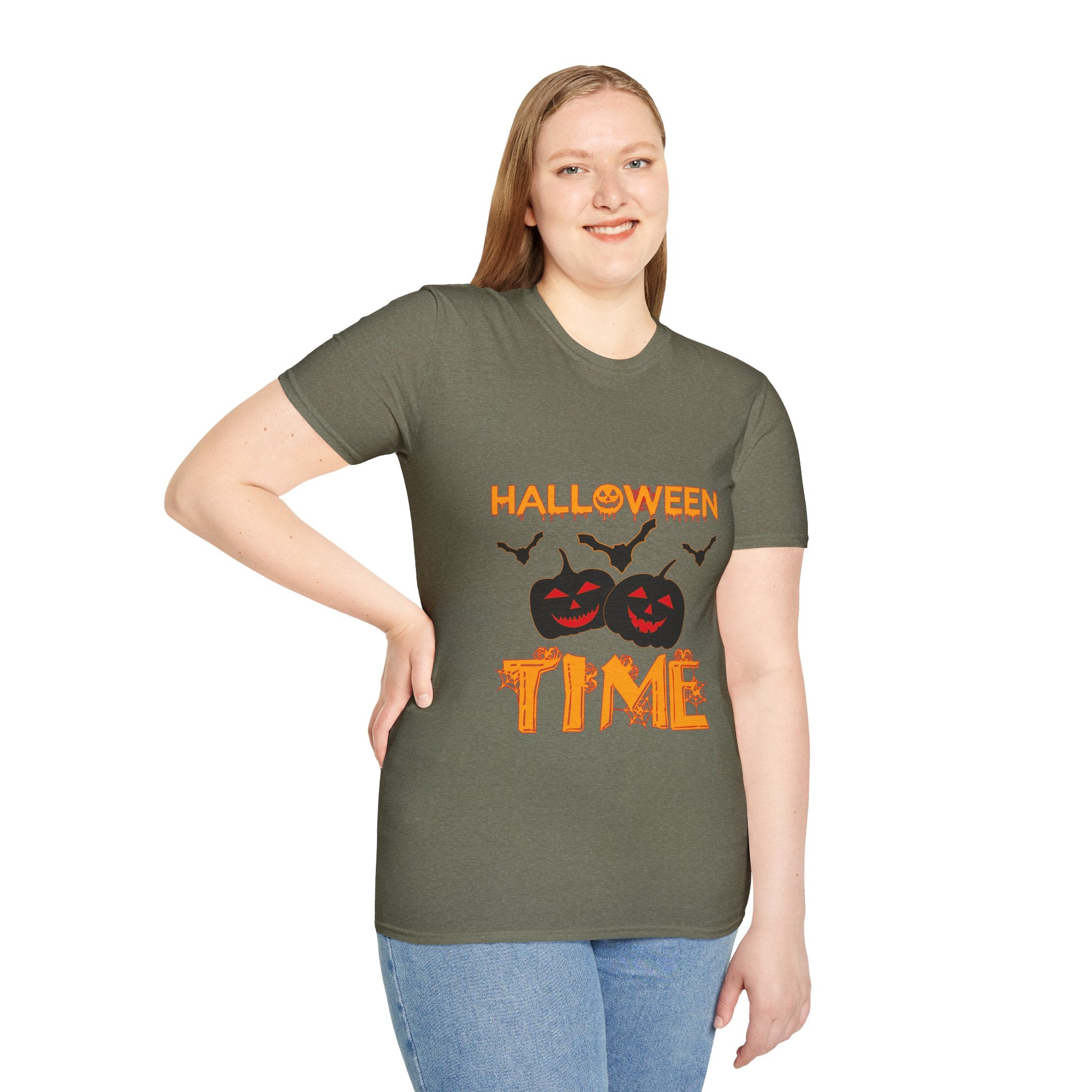 "HALLOWEEN TIME" Unisex Soft style T-Shirt