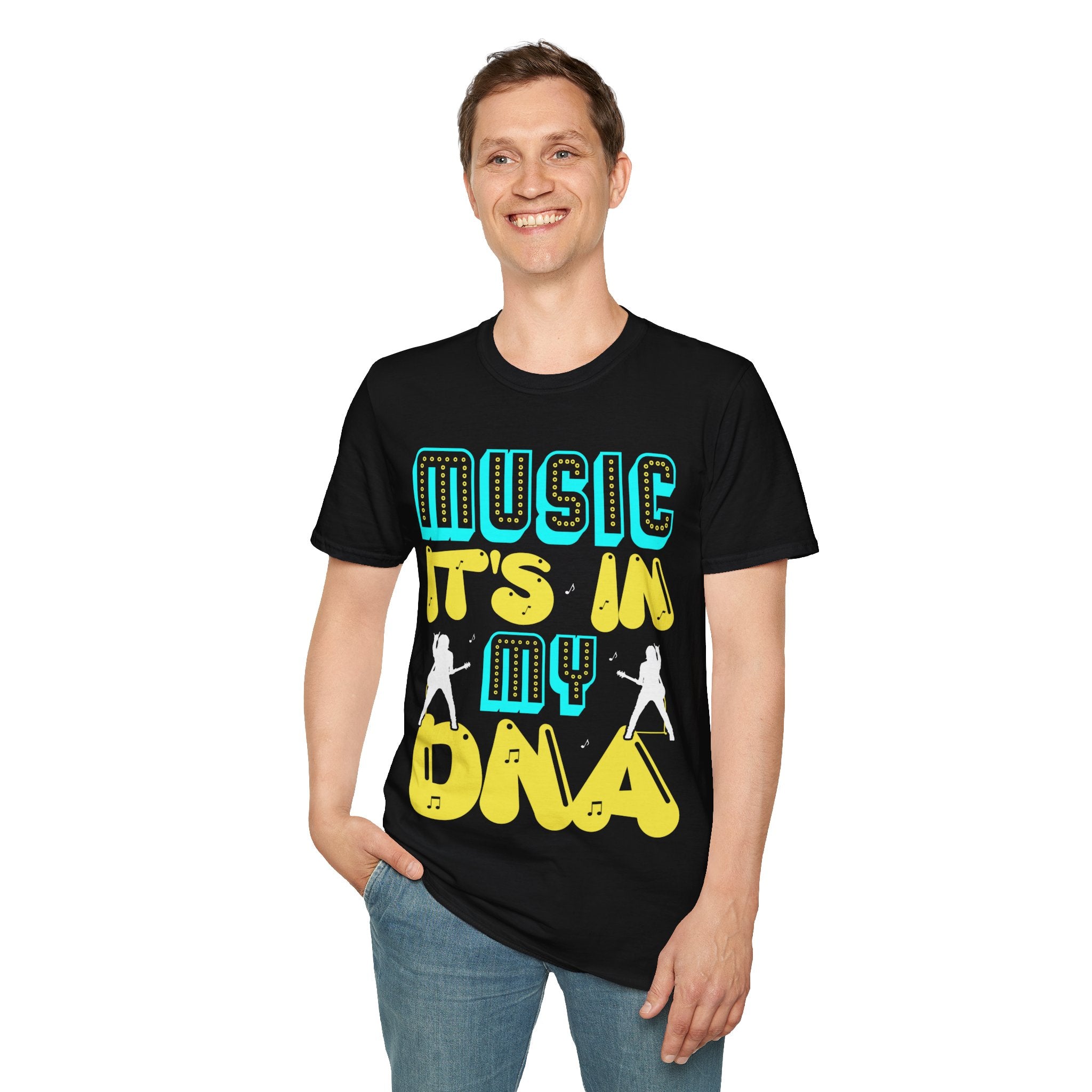 "Music Its In My DNA" Unisex Soft style T-Shirt