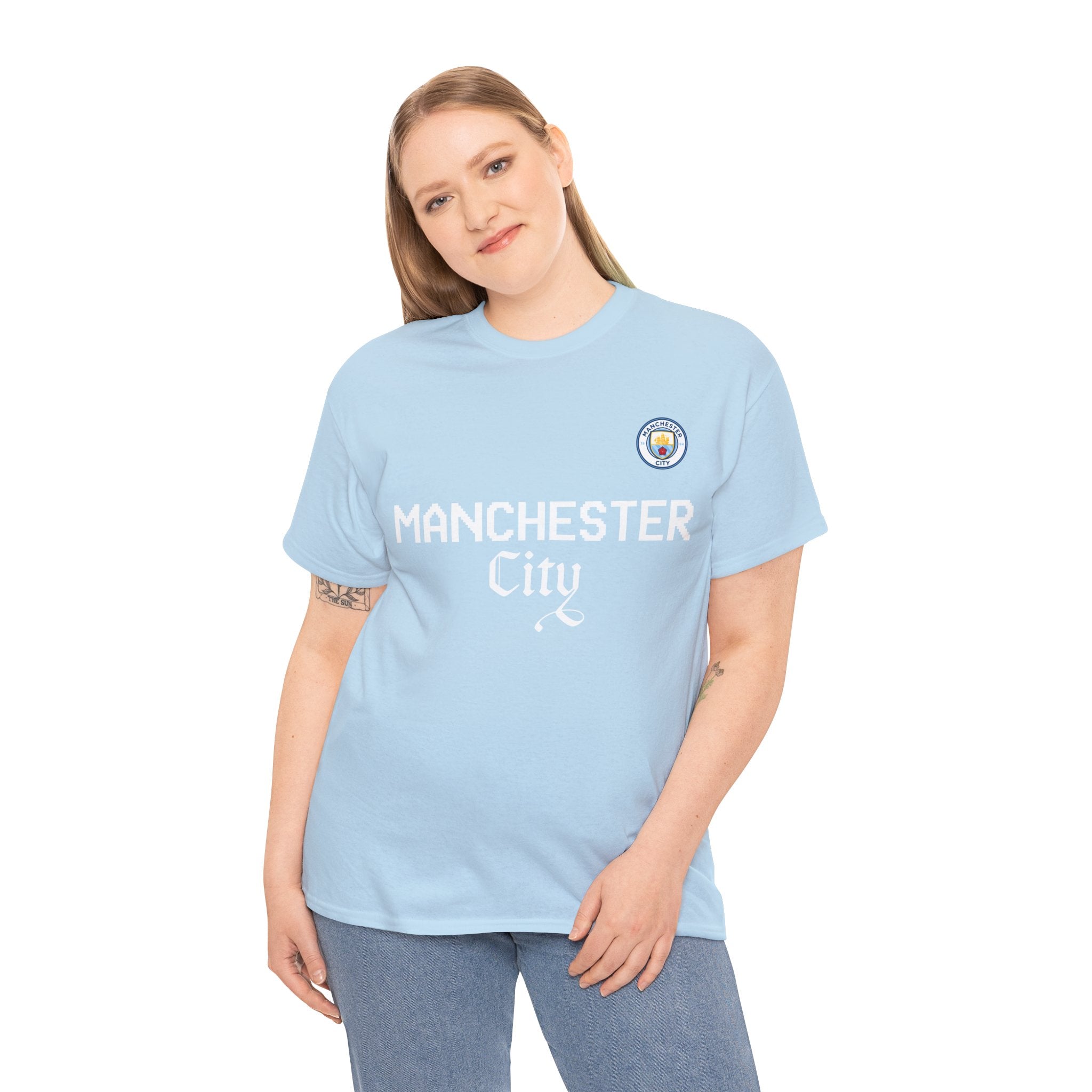 Manchester City Unisex Heavy Cotton Tee