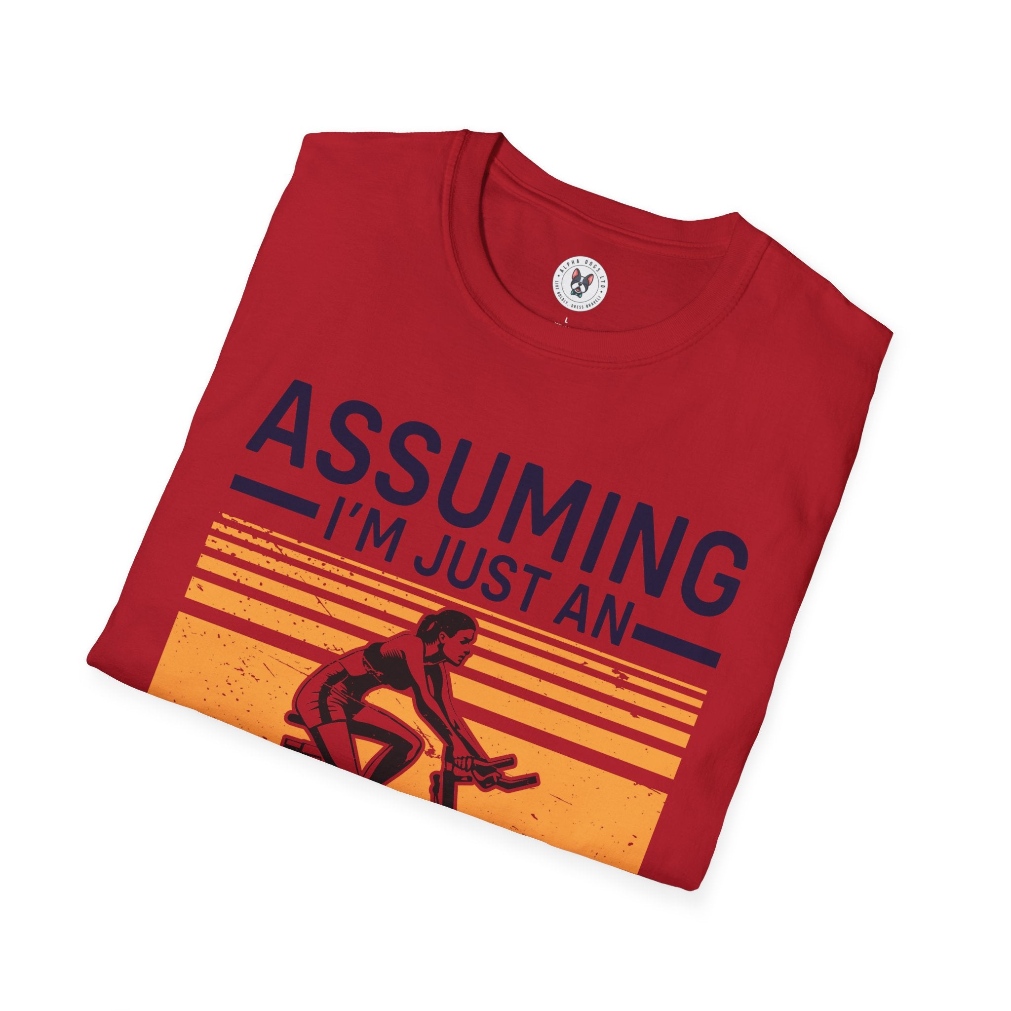 "Assuming I M Just An Old Lady Was Your First Mistake" Unisex Soft style T-Shirt