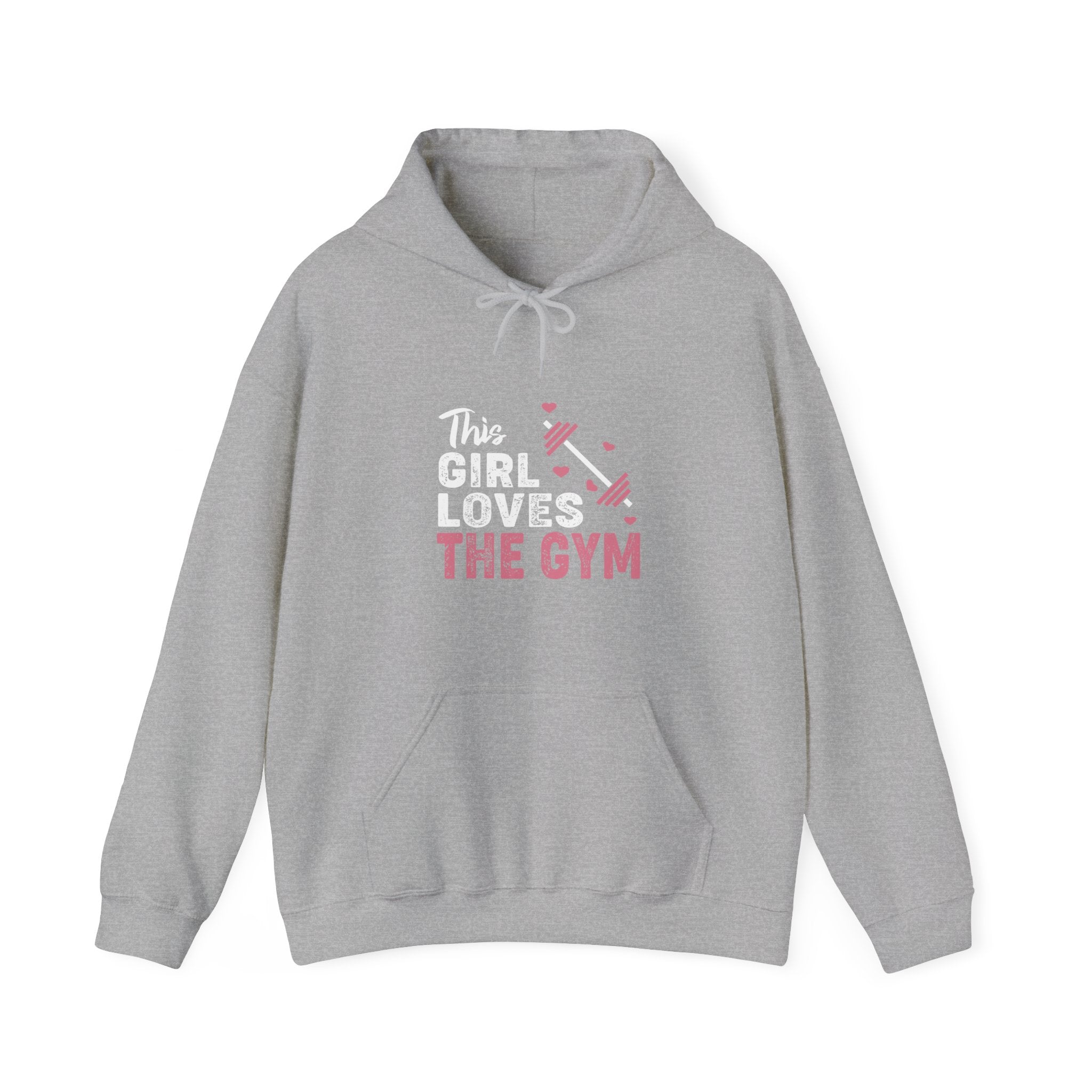 "The Girl Loves The Gym" Unisex Heavy Blend™ Hooded Sweatshirt