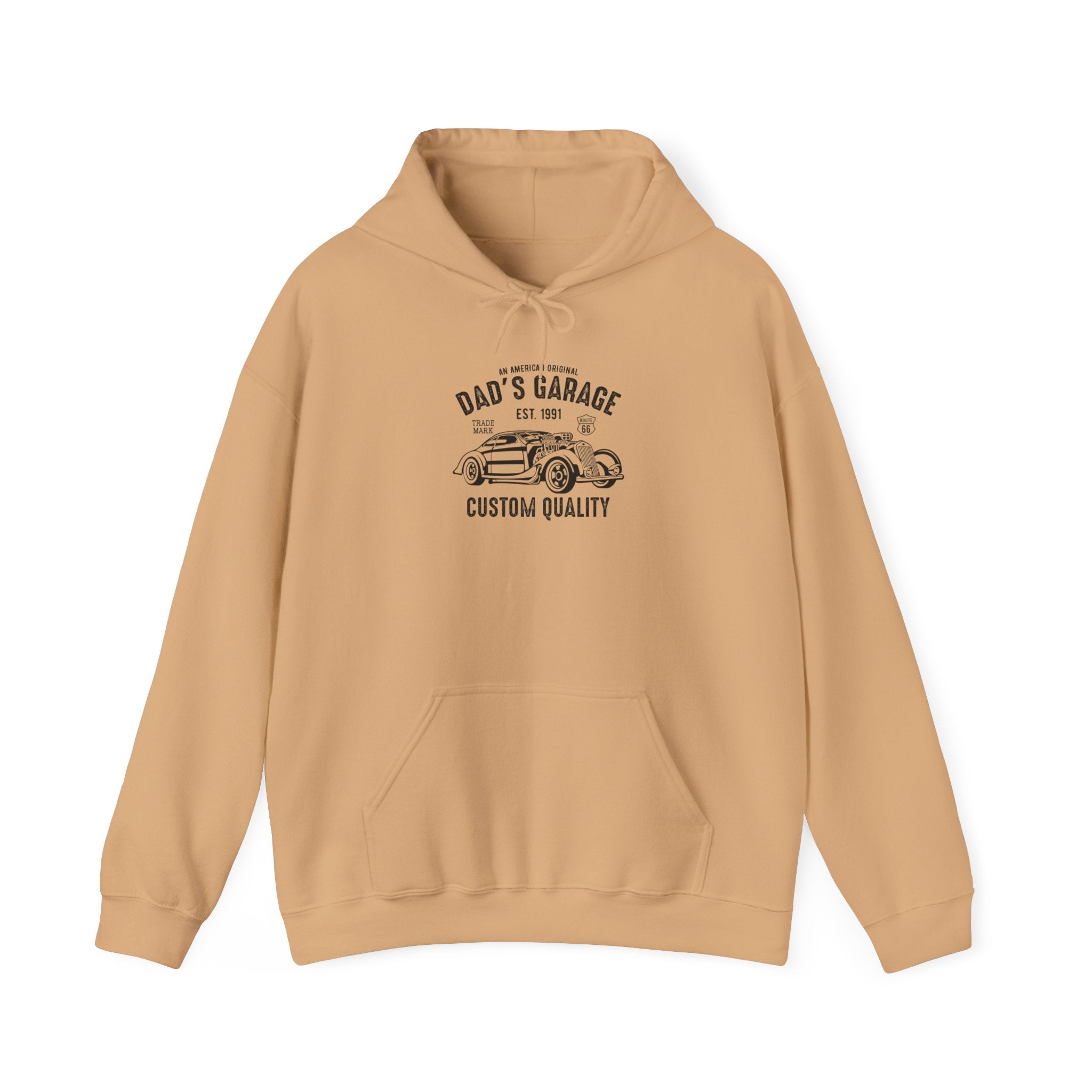 "DAD'S GARAGE CUSTOM QUALITY" Unisex Heavy Blend™ Hooded Sweatshirt