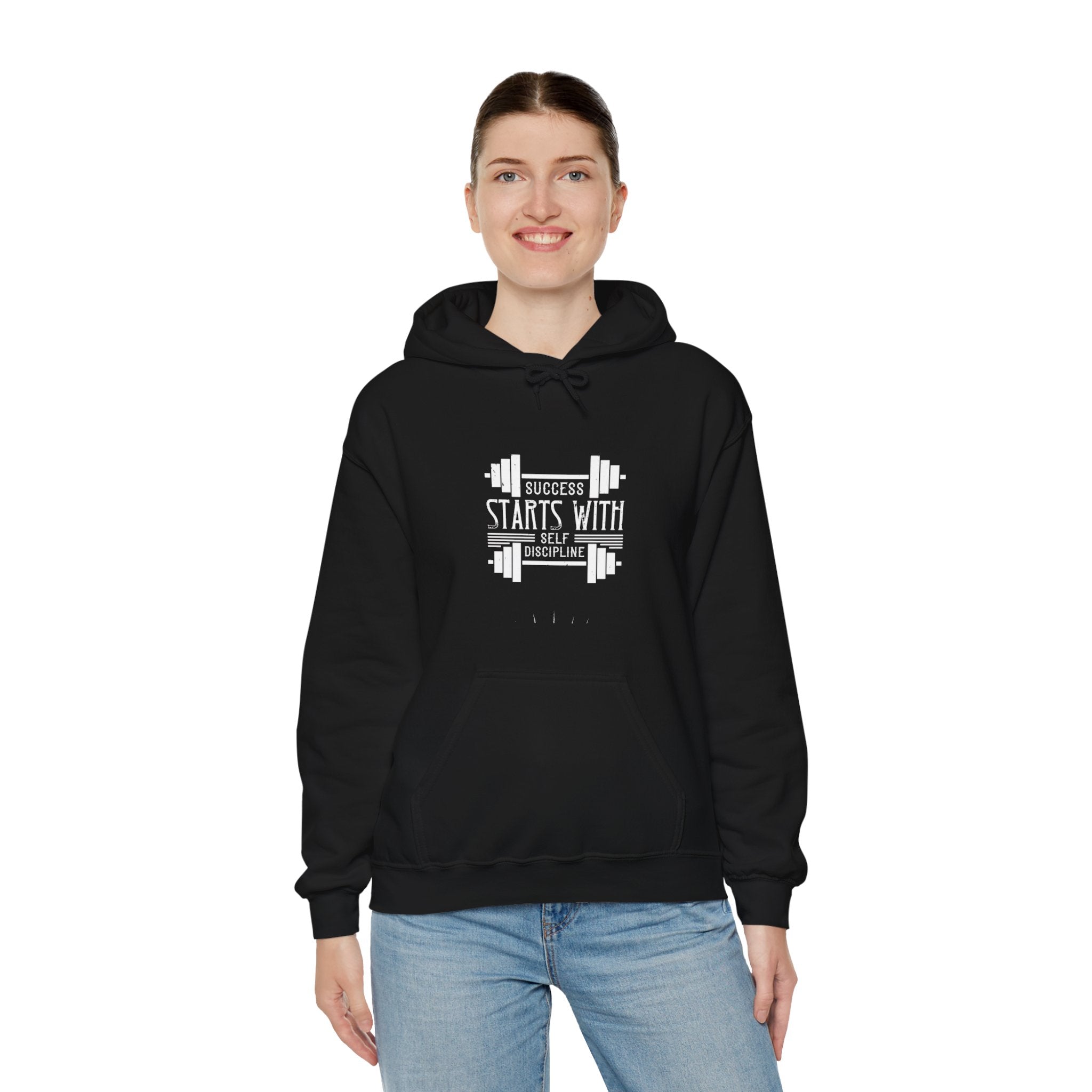 "Success Starts With Self Discipline" Unisex Heavy Blend™ Hooded Sweatshirt