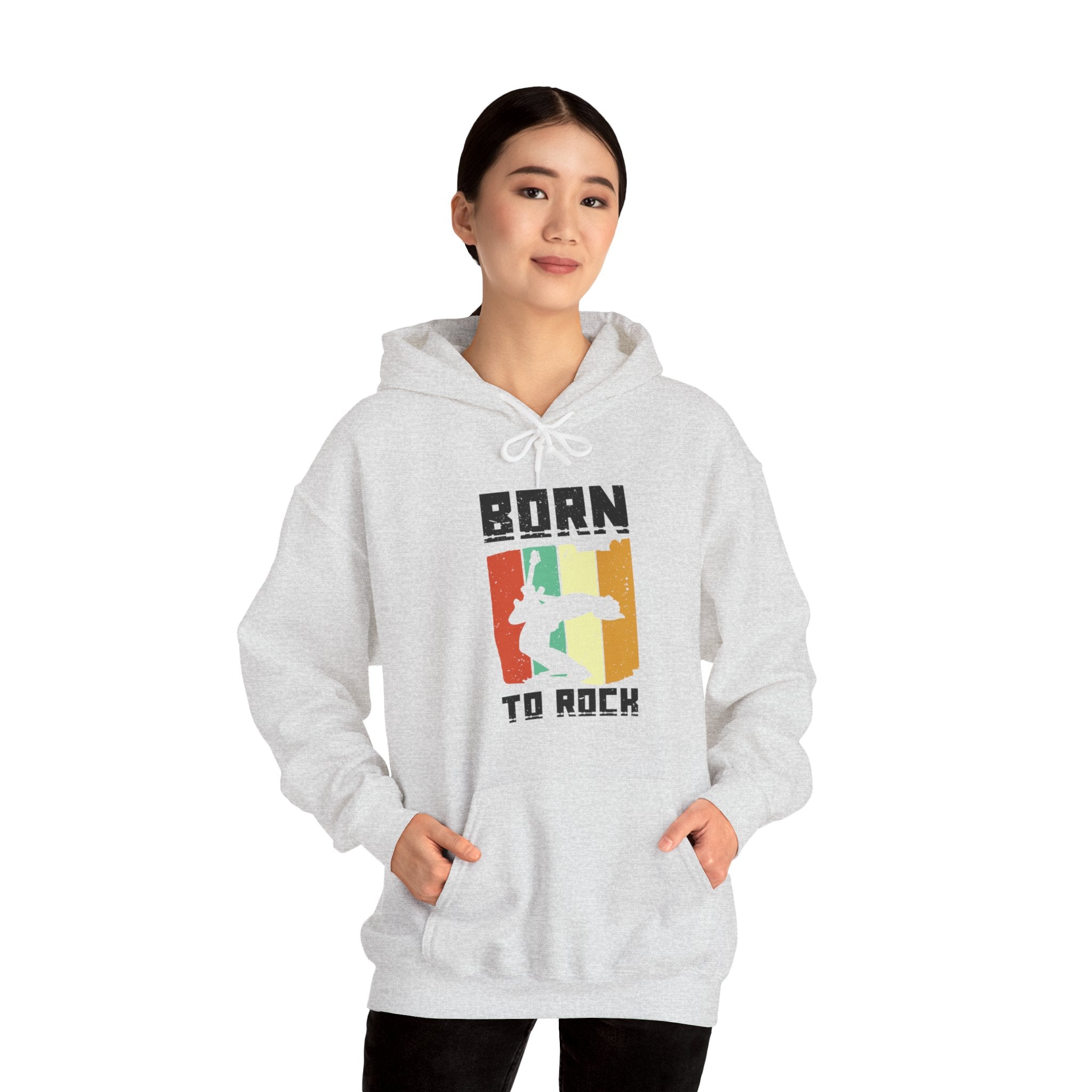 "Born To Rock"  Unisex Heavy Blend™ Hooded Sweatshirt