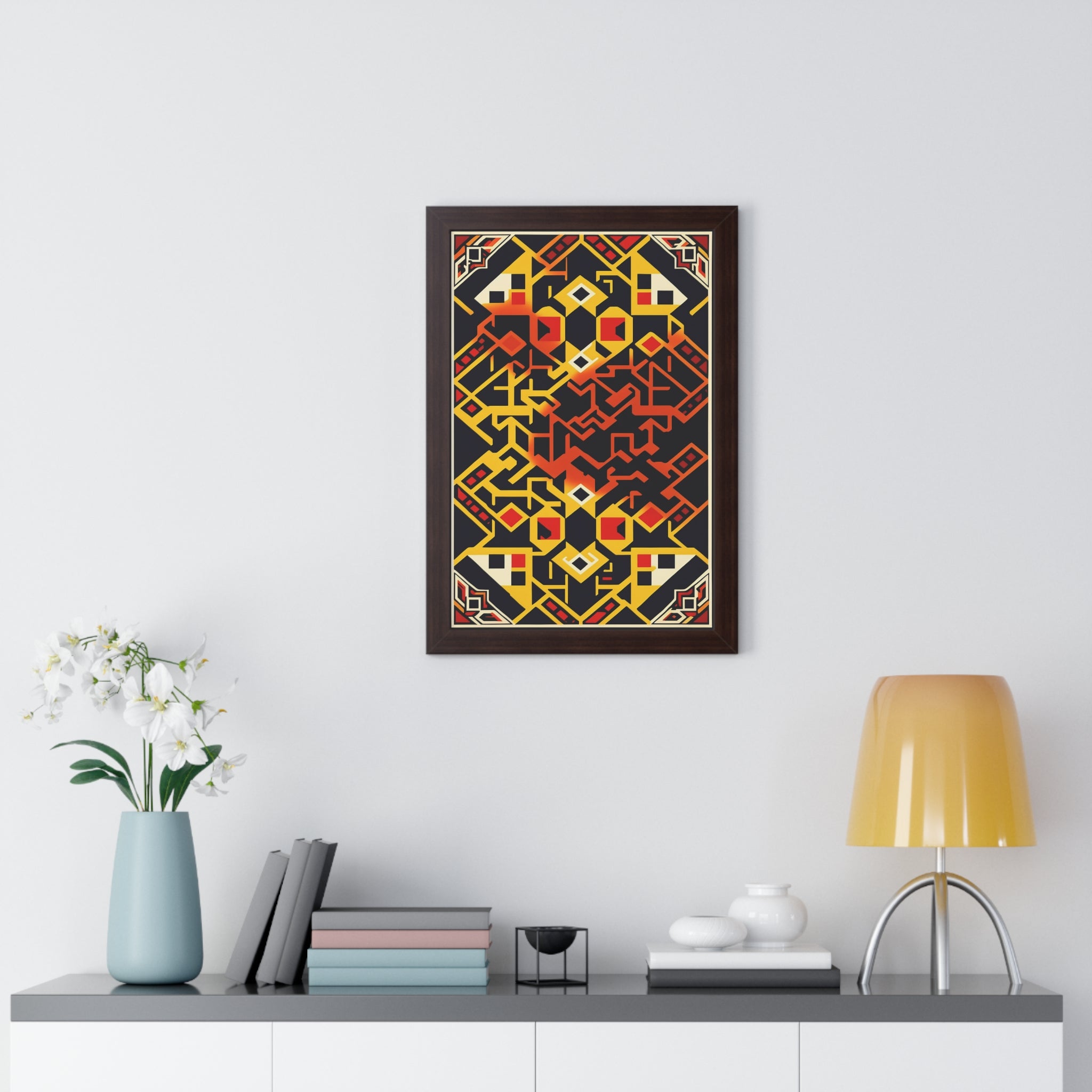 "BOHO" Framed Vertical Poster